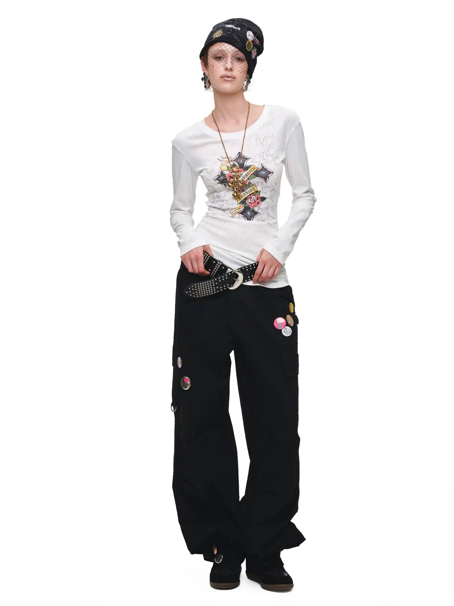 1Jinn Studio Oversized Cotton Baggy Cargo Pants | Canton Collective