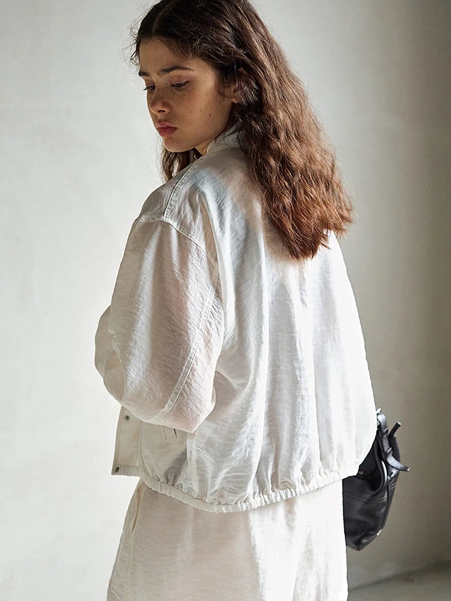 CantonCollective Design Oversized Linen Blend Button Front Shirt | Canton Collective