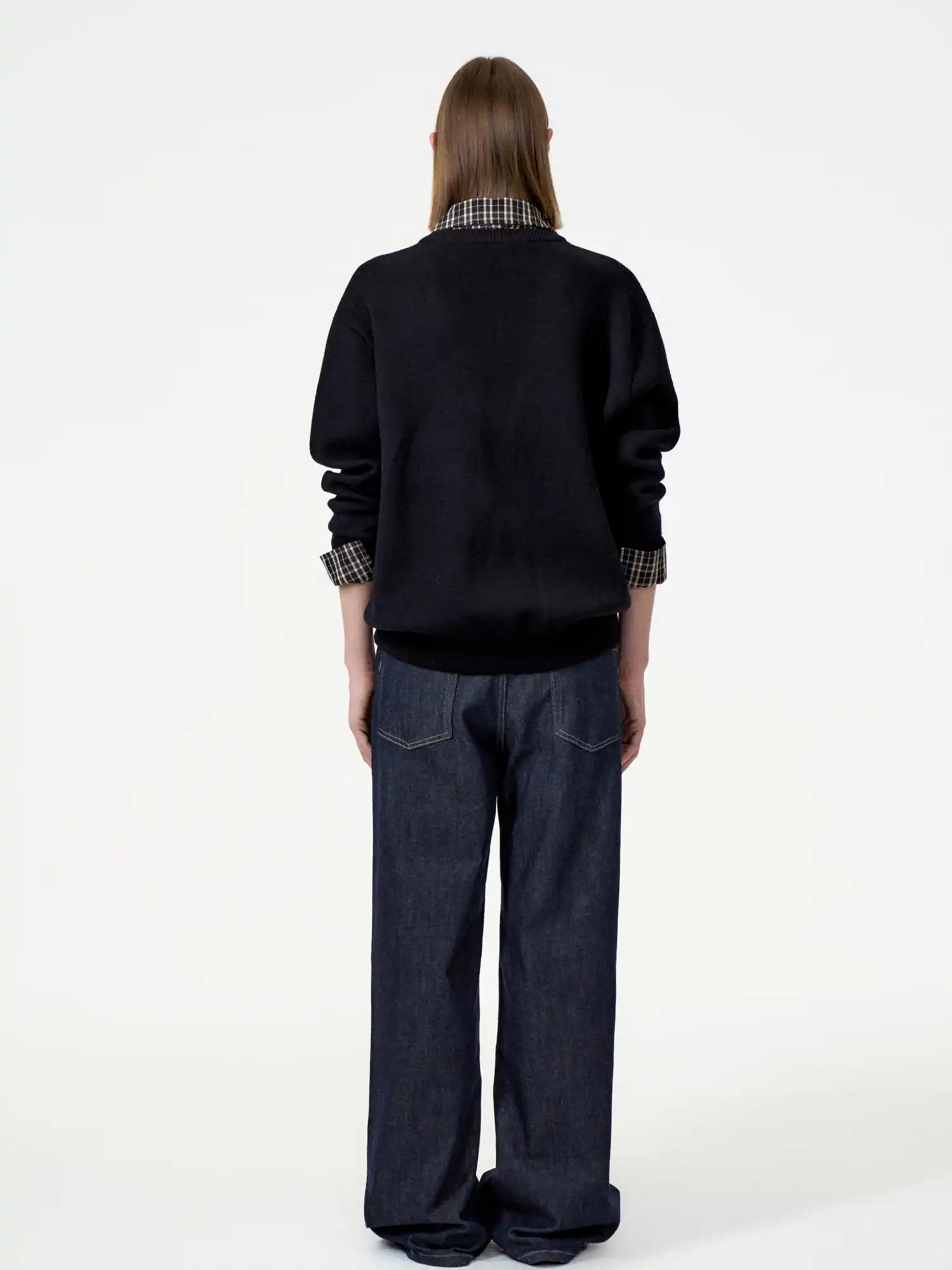 FIRST FLOOR Oversized V-neck Knit Sweater | Canton Collective