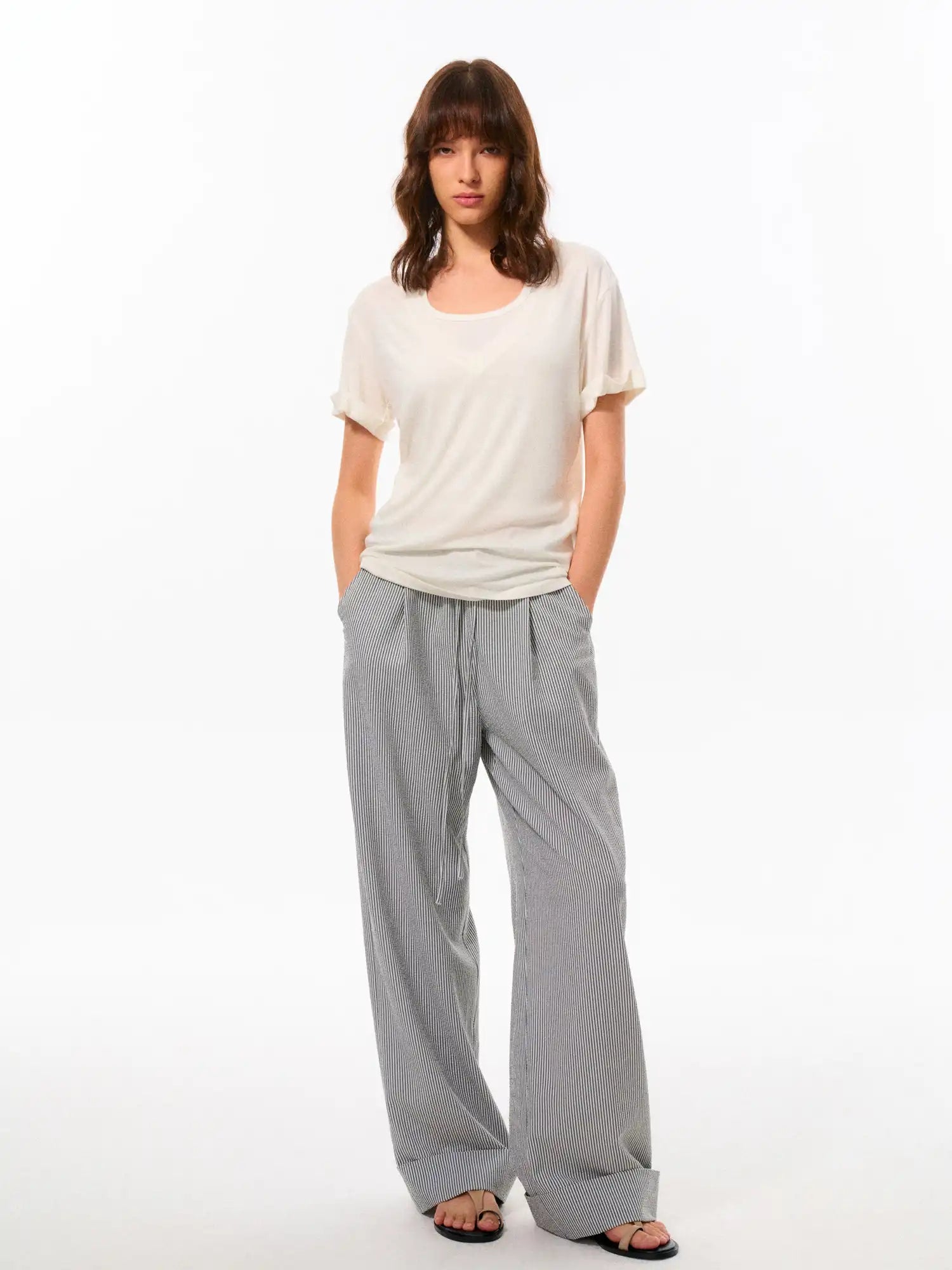 FirstFloor Oversized V-neck Merino Top | Canton Collective