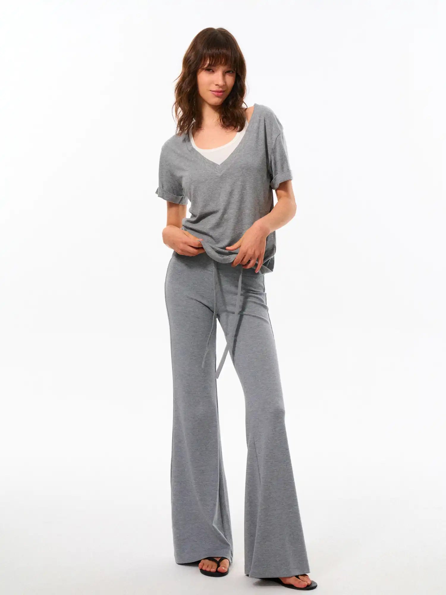 FirstFloor Oversized V-neck Merino Top | Canton Collective
