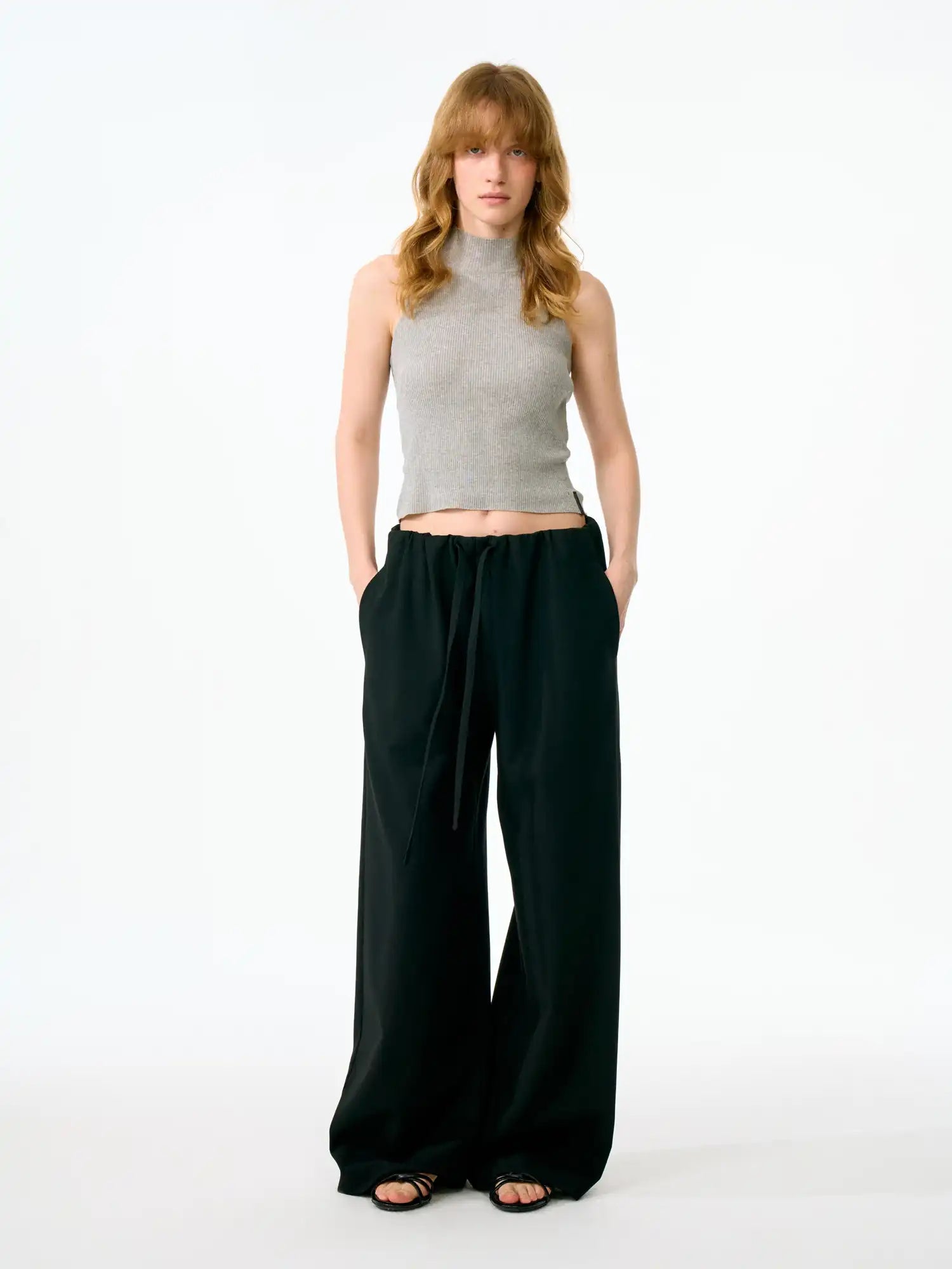 FirstFloor Oversized Wool-Blend Paperbag Pants | Canton Collective