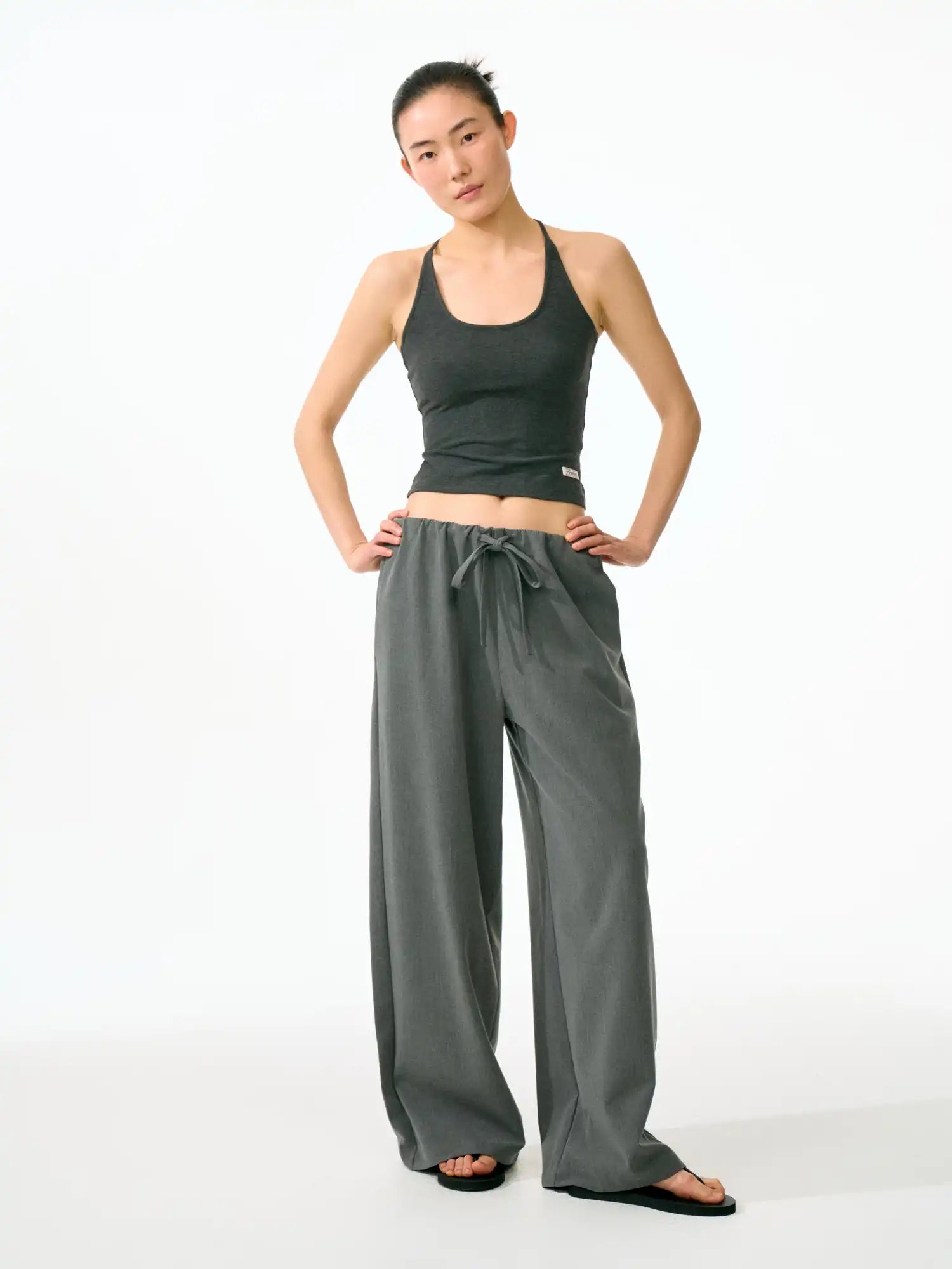 FirstFloor Oversized Wool-Blend Paperbag Pants | Canton Collective
