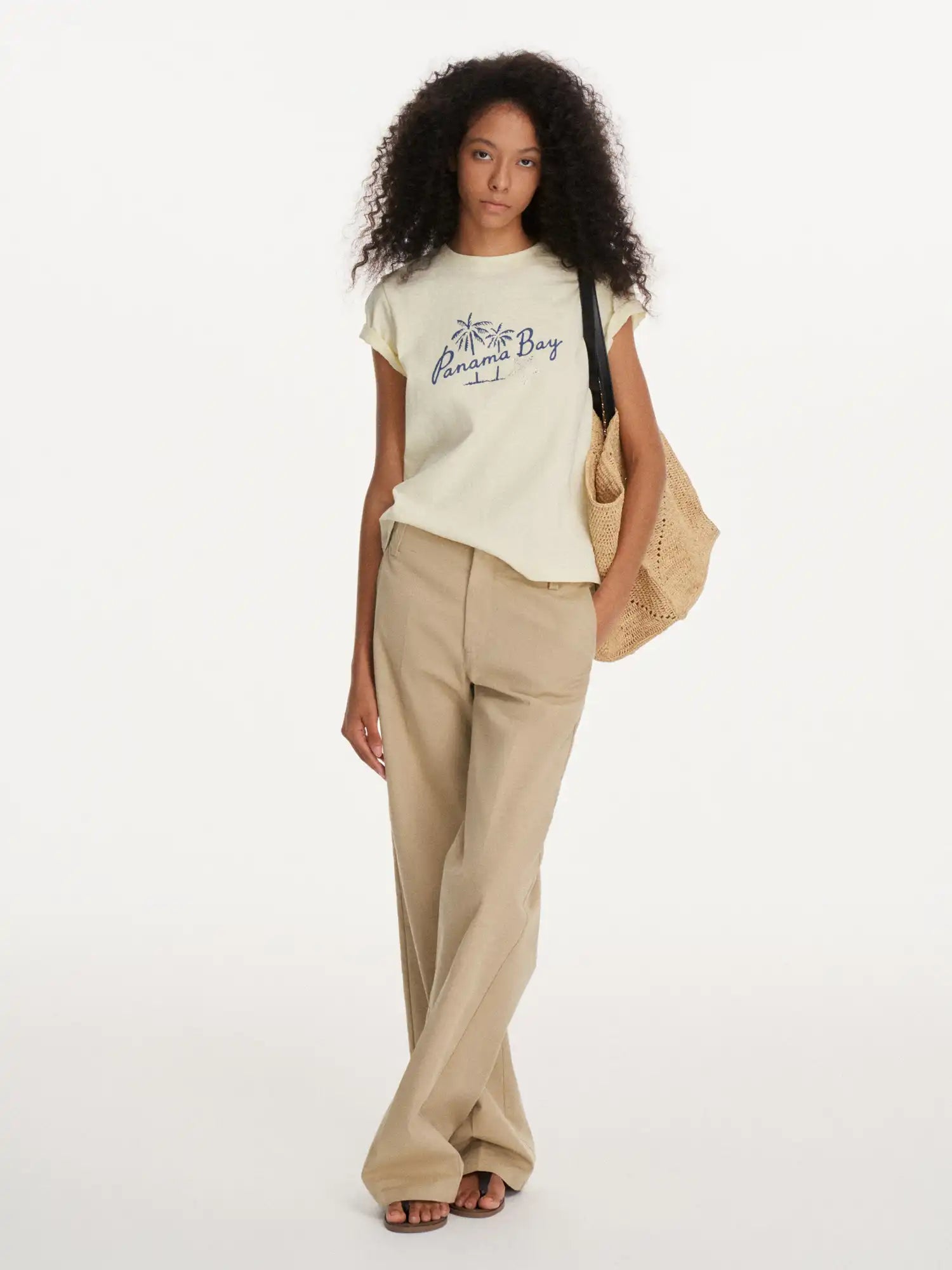 First Floor Panama Bay Vintage Cotton Graphic Baby Tee | Canton Collective