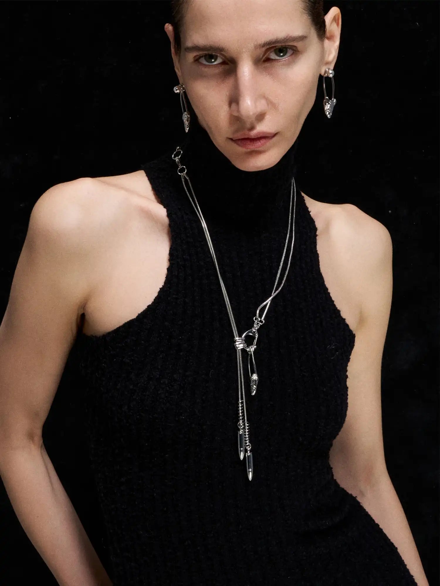 1Jinn M2M Paperclip Fishbone Pull-Out Necklace | Canton Collective