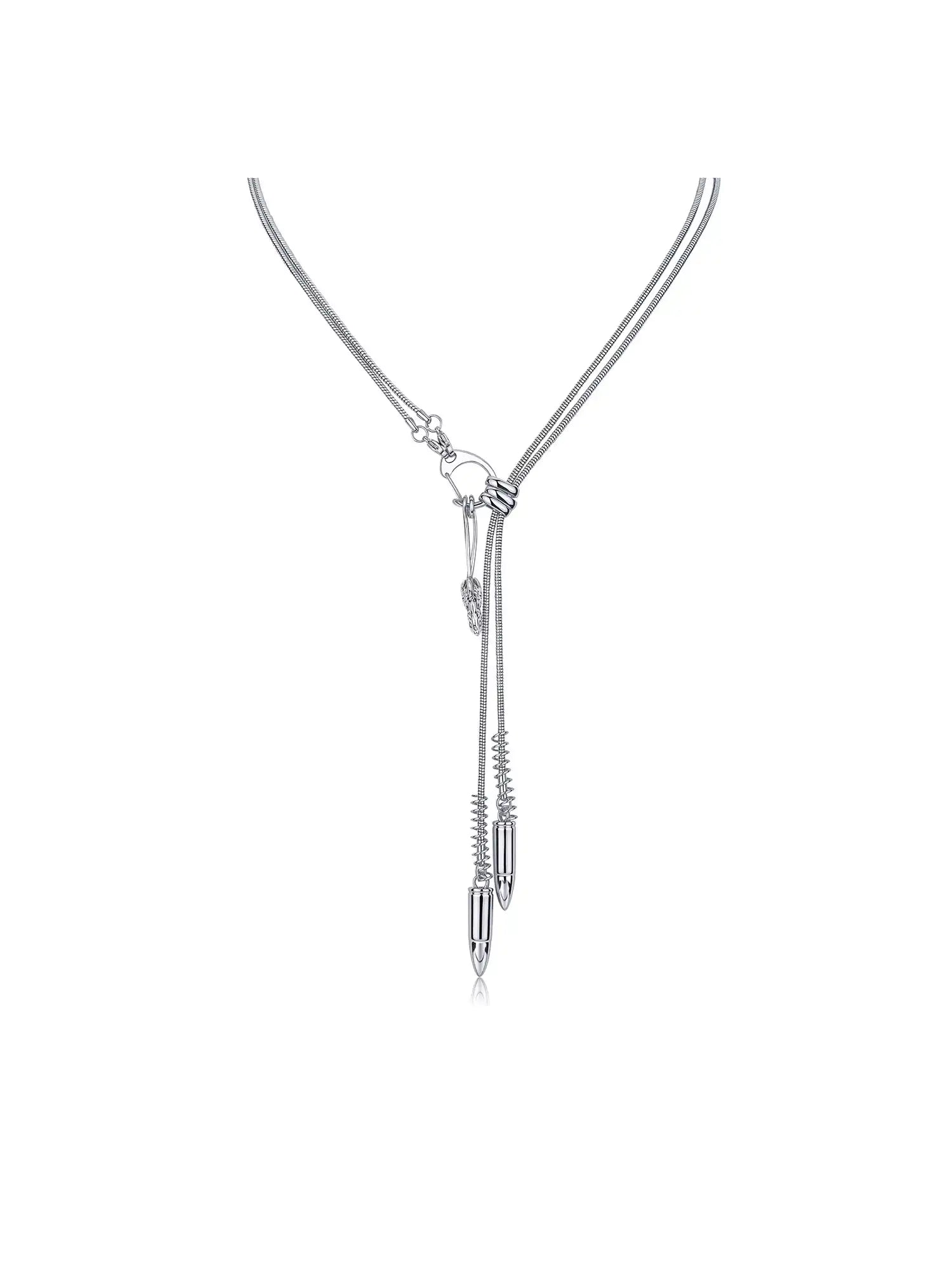 1Jinn M2M Paperclip Fishbone Pull-Out Necklace | Canton Collective