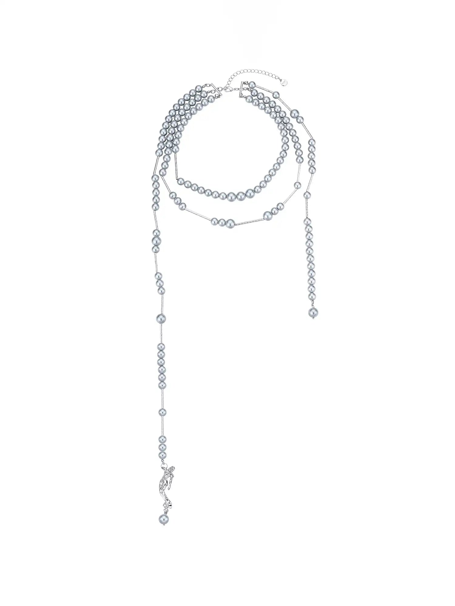 1Jinn M2M Pearl Asymmetrical Necklace | Canton Collective