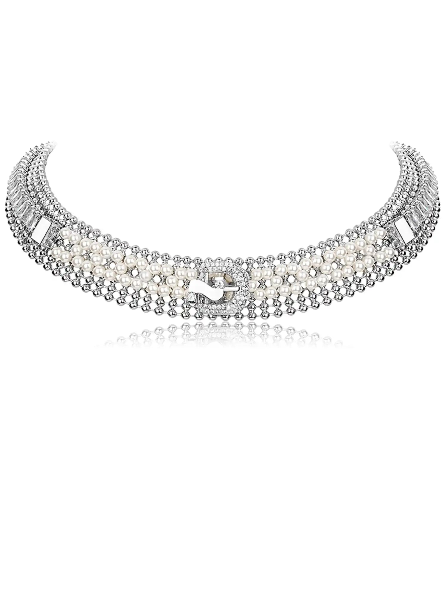 1Jinn Studio Pearl Buckle Choker | Canton Collective