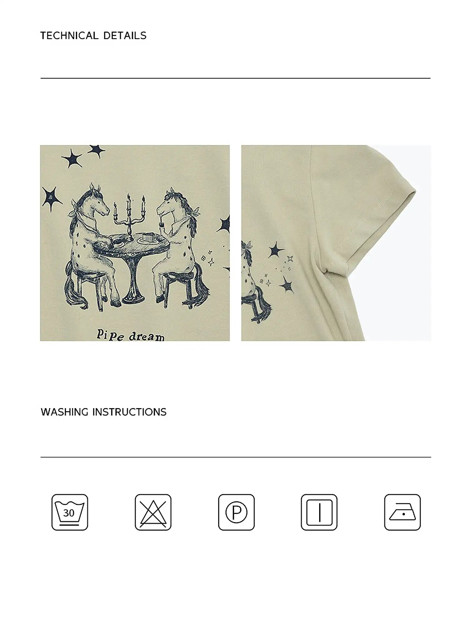 CantonCollective Design Pipe Dream Graphic Tee with Celestial Print | Canton Collective