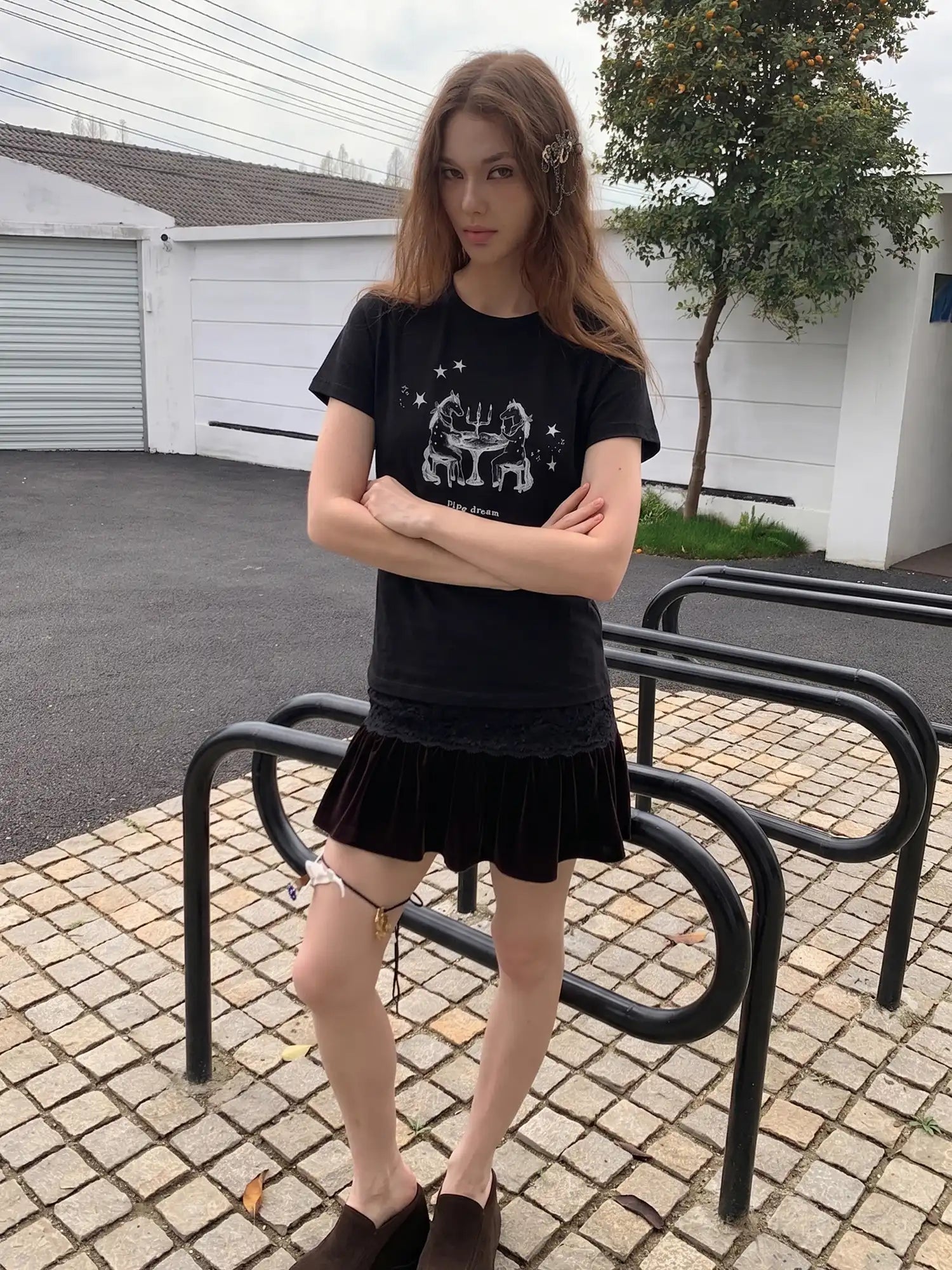 CantonCollective Design Pipe Dream Graphic Tee with Celestial Print | Canton Collective