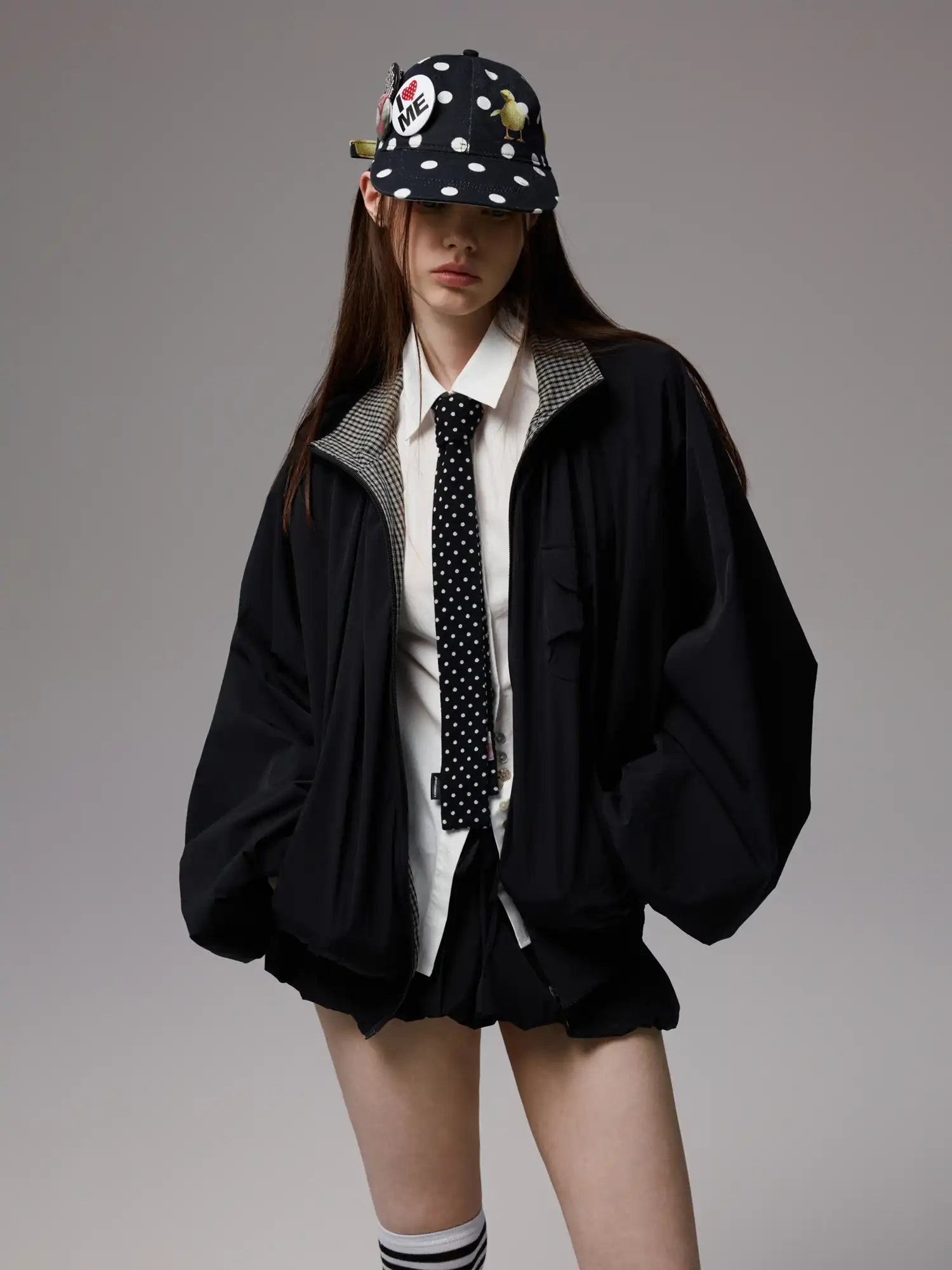 1Jinn Studio Plaid Panel Jacket | Canton Collective