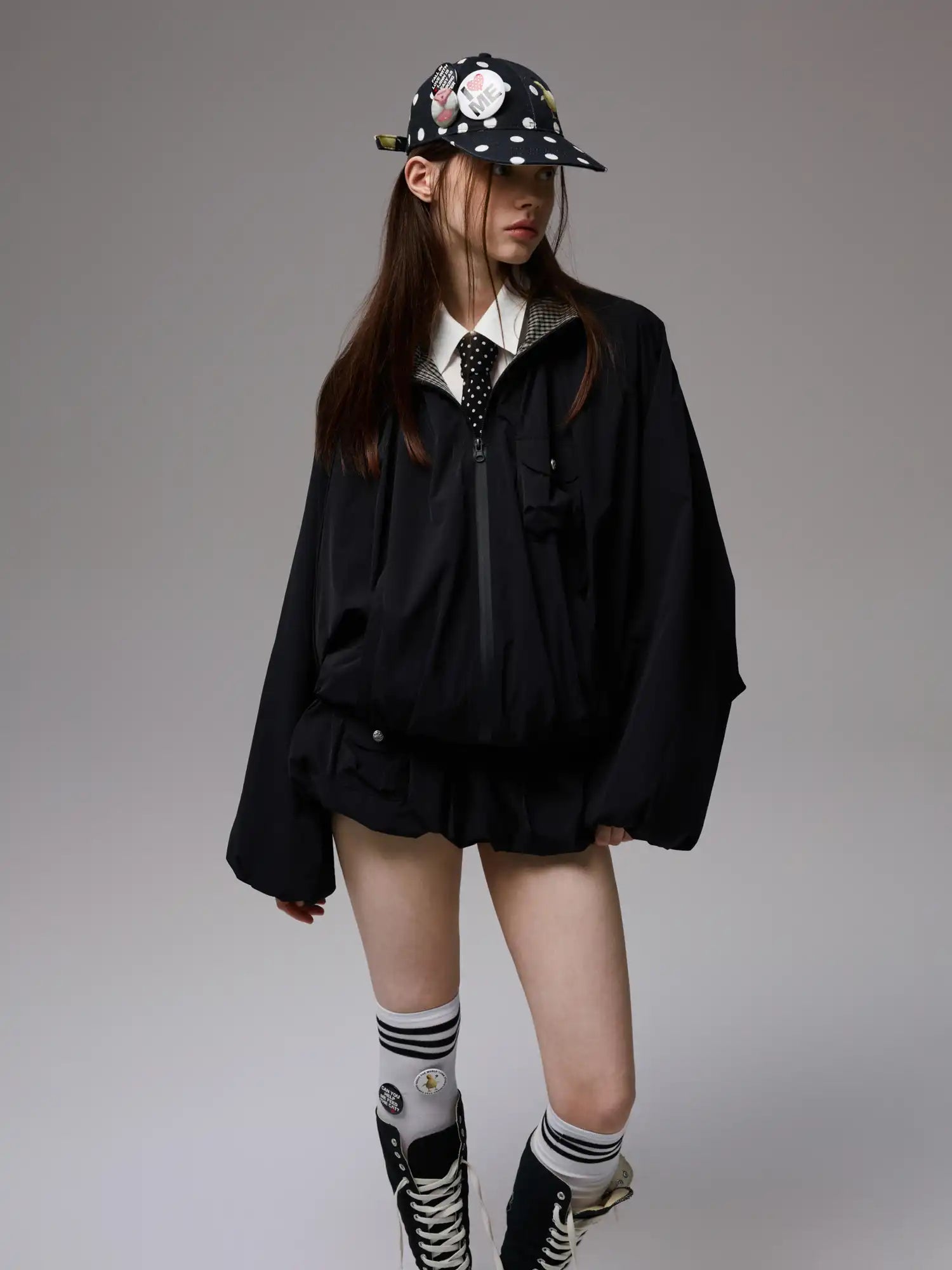 1Jinn Studio Plaid Panel Jacket | Canton Collective