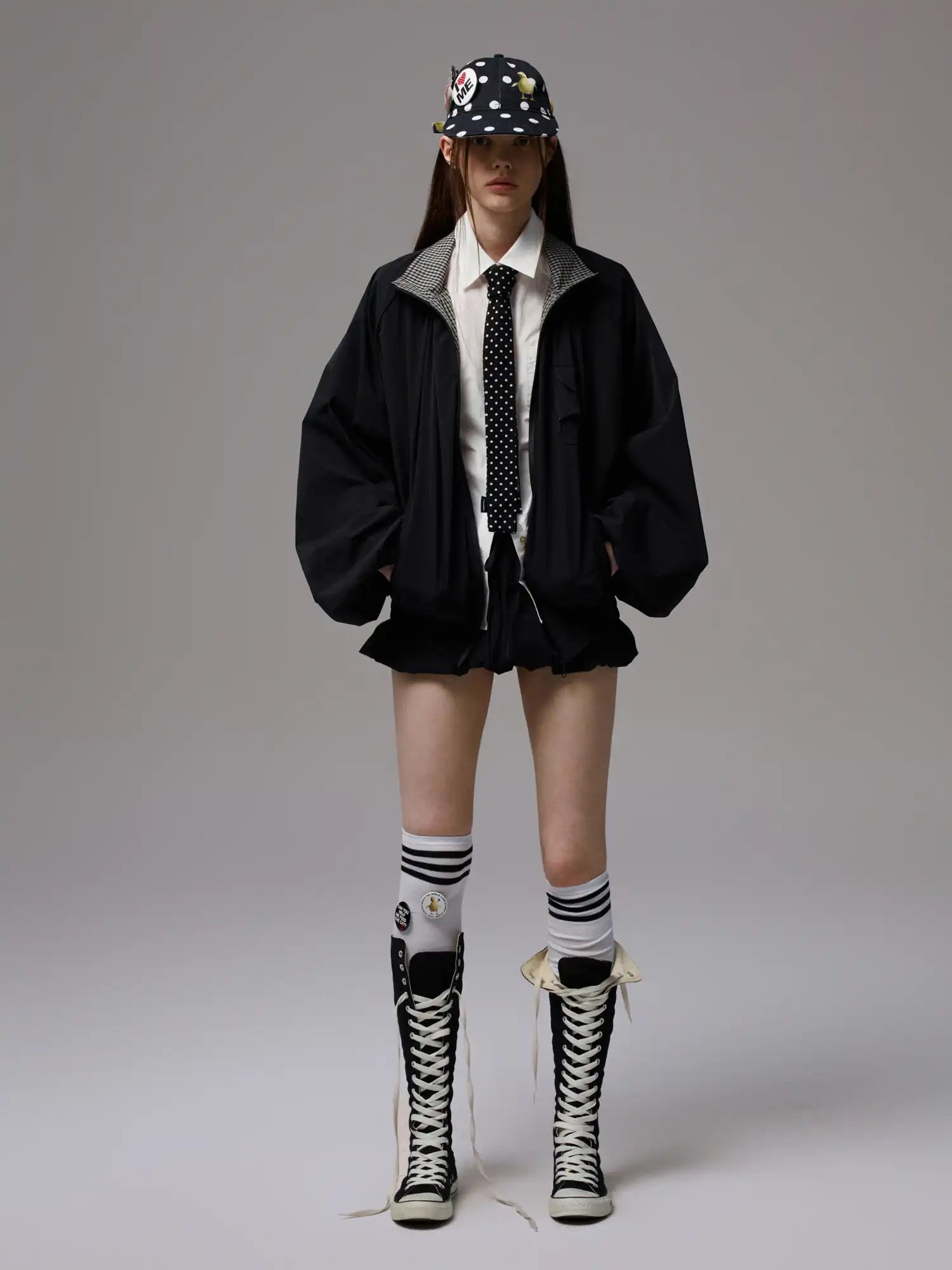 1Jinn Studio Plaid Panel Jacket | Canton Collective