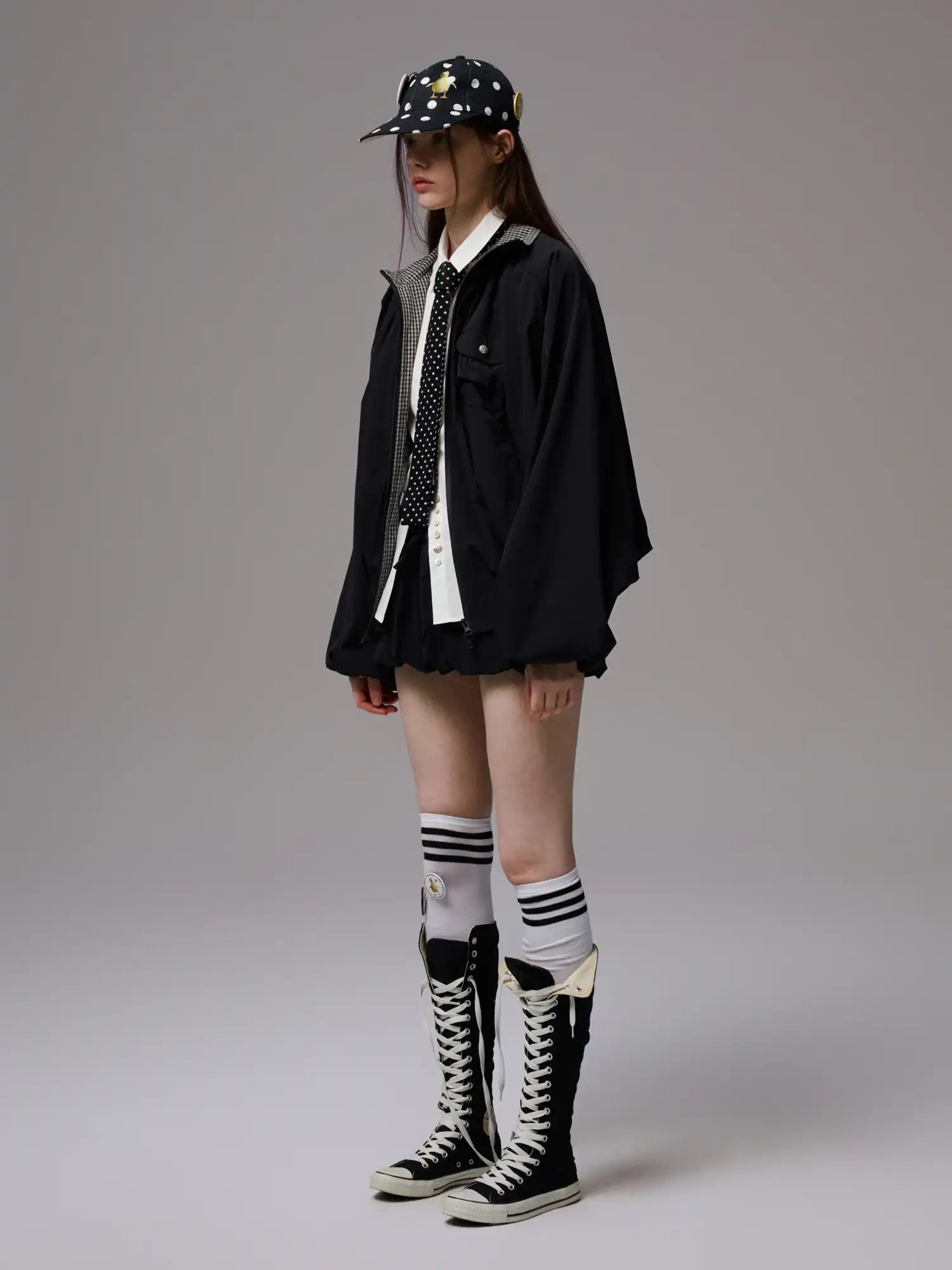 1Jinn Studio Plaid Panel Jacket | Canton Collective