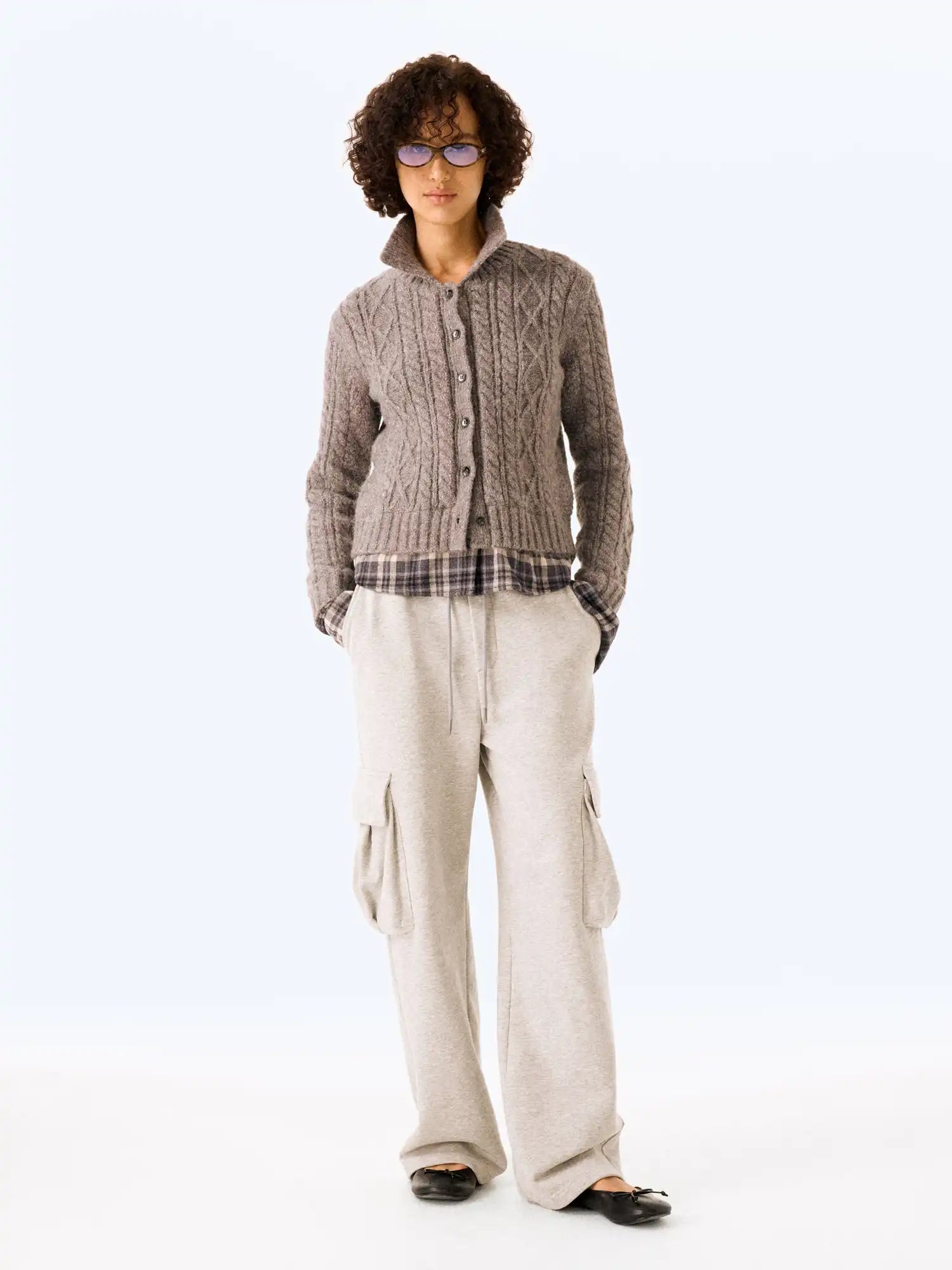 FIRST FLOOR Plaid Patchwork Cardigan | Canton Collective