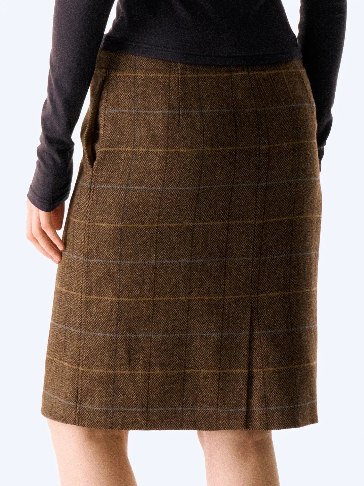 FirstFloor Plaid Slit Skirt | Canton Collective