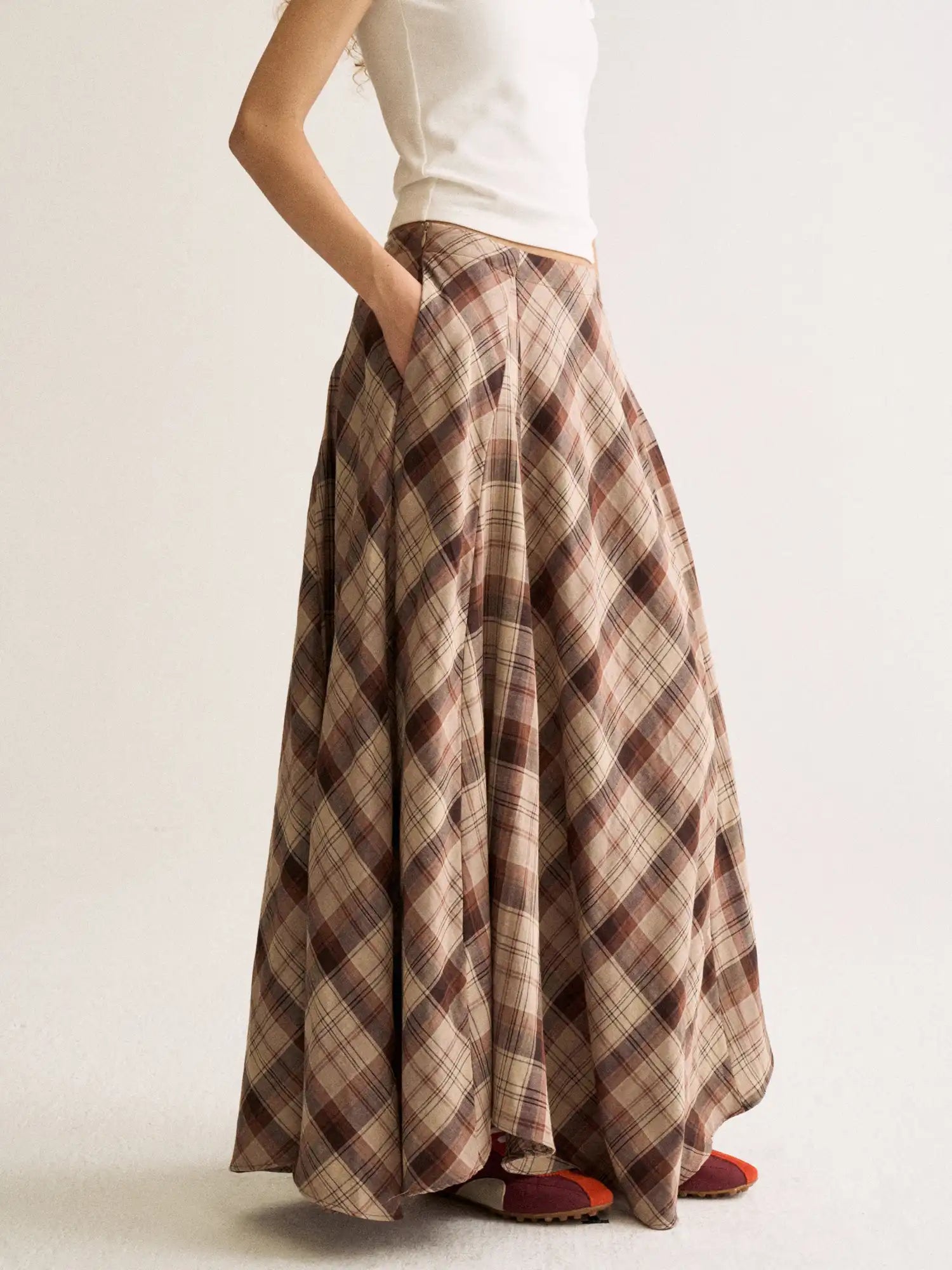 FirstFloor Plaid Swing Skirt | Canton Collective
