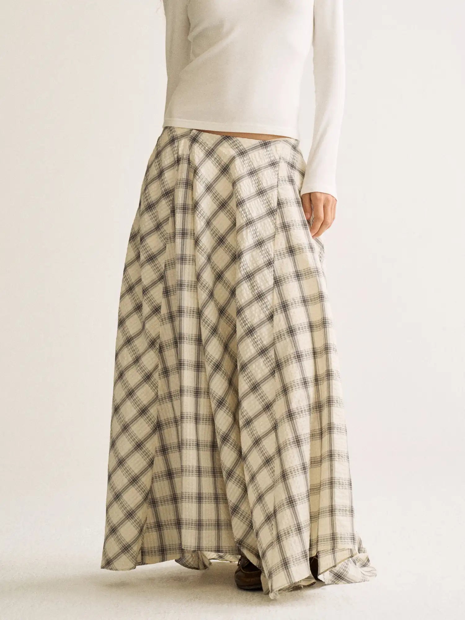 FirstFloor Plaid Swing Skirt | Canton Collective