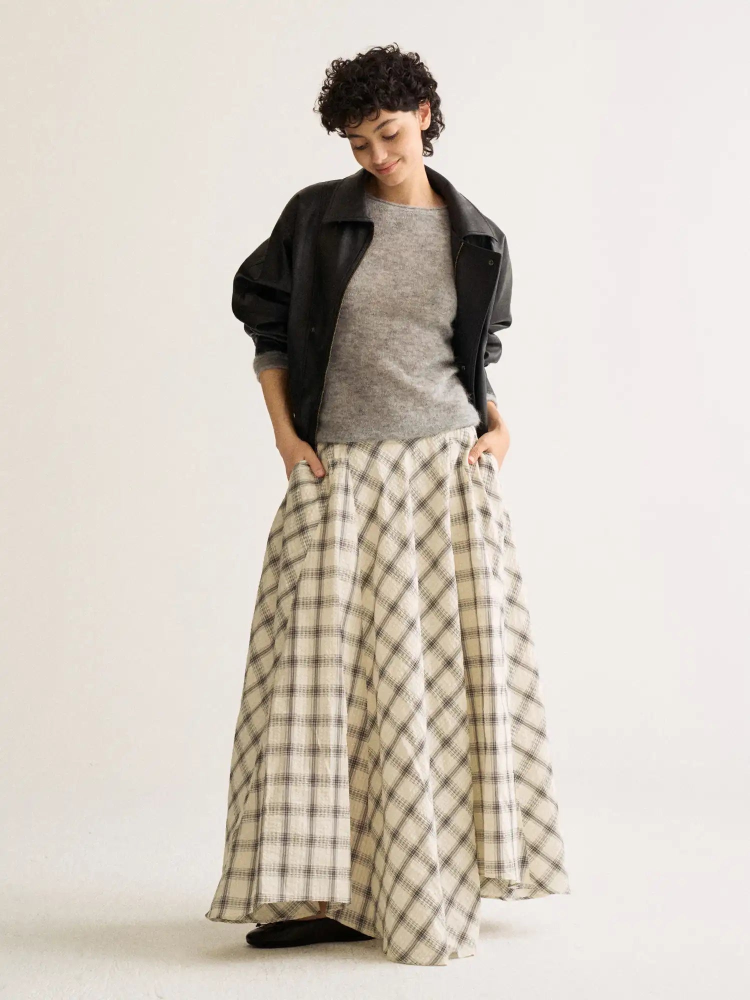 FirstFloor Plaid Swing Skirt | Canton Collective