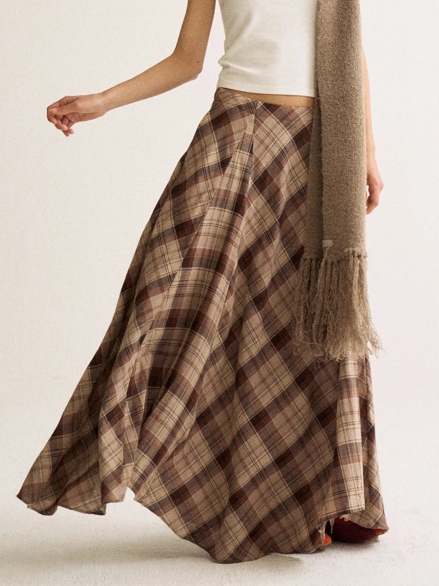 FirstFloor Plaid Swing Skirt | Canton Collective
