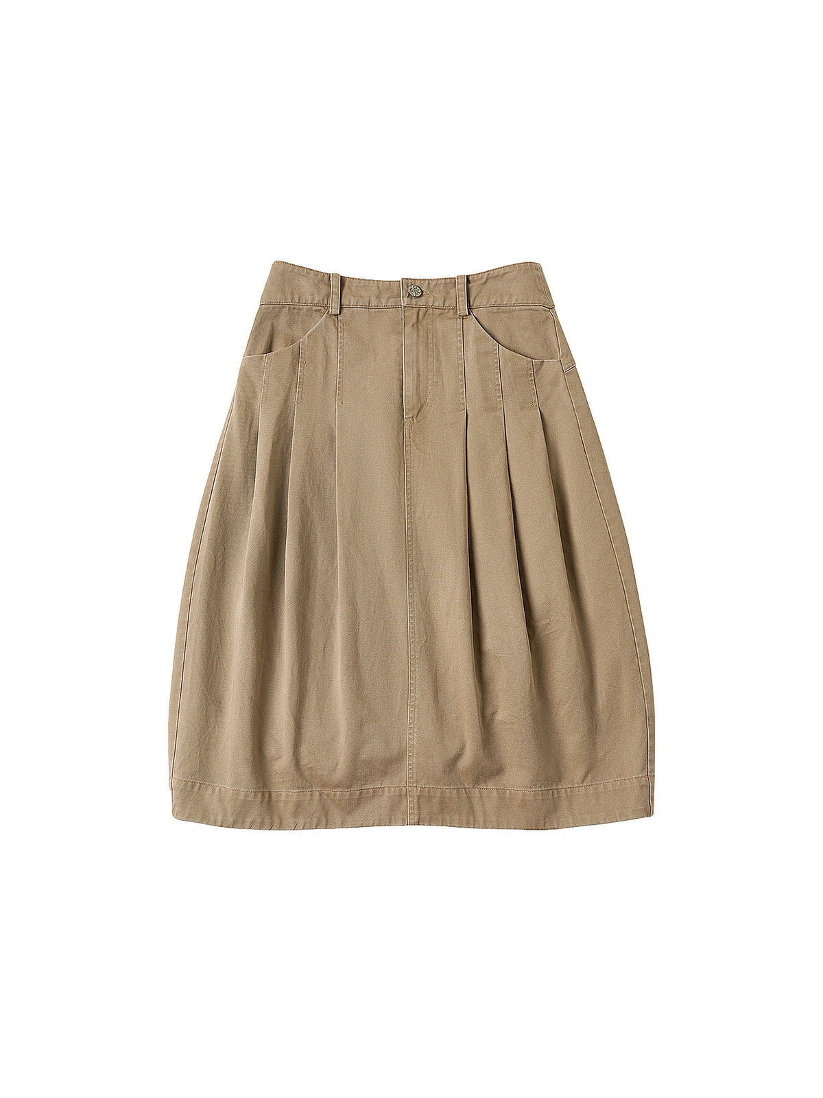 Outtheblue Pleated Cotton-Lyocell Midi Skirt | Canton Collective