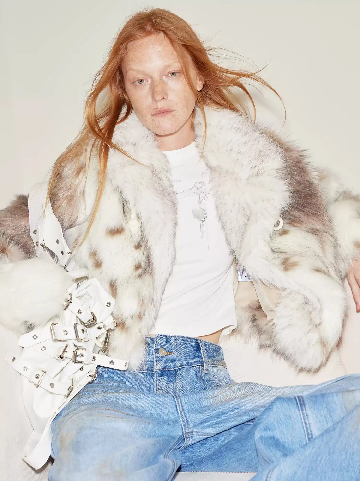 2th Desire Plush Eco-Fur Short Winter Jacket | Canton Collective