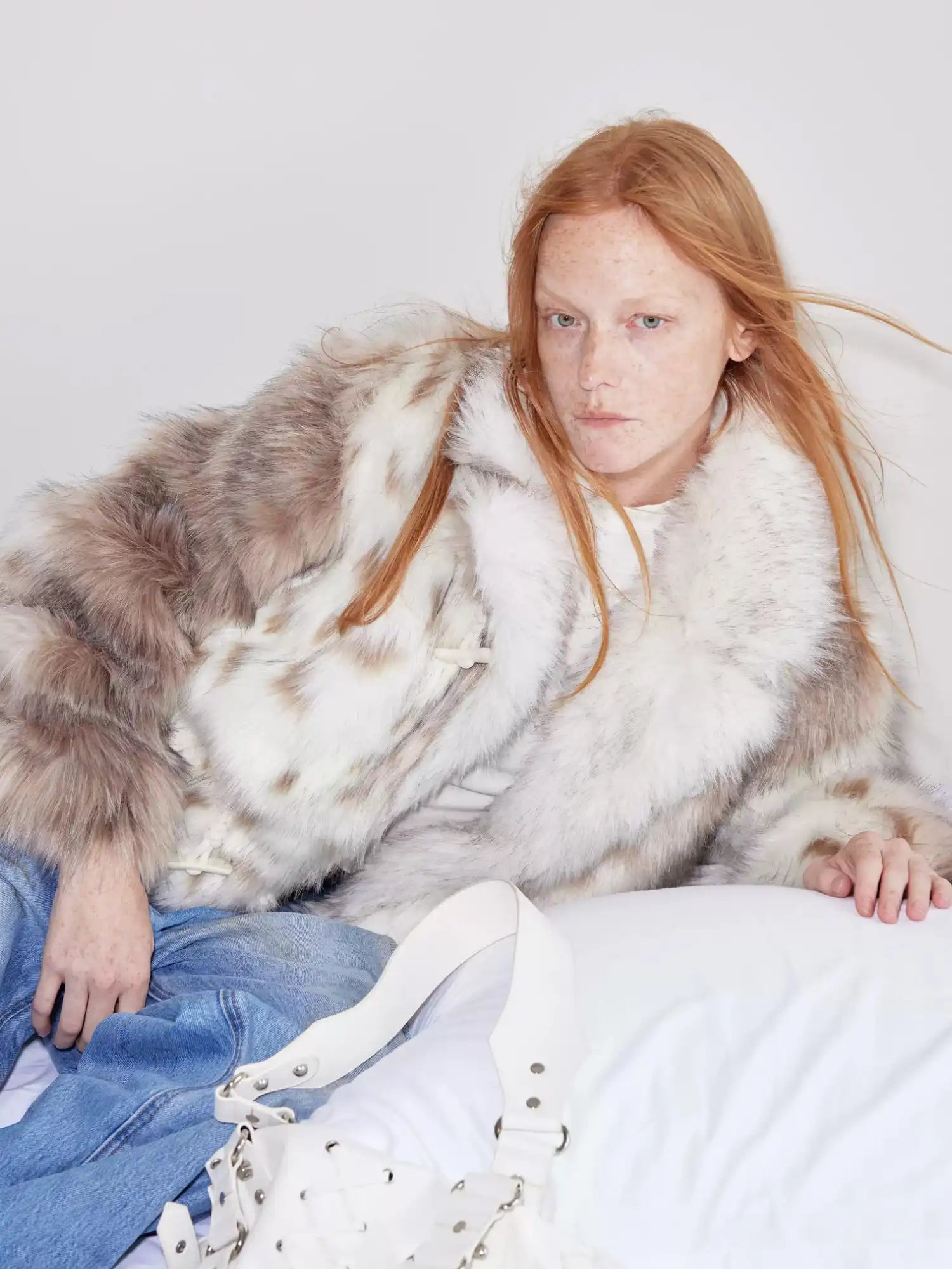 2th Desire Plush Eco-Fur Short Winter Jacket | Canton Collective