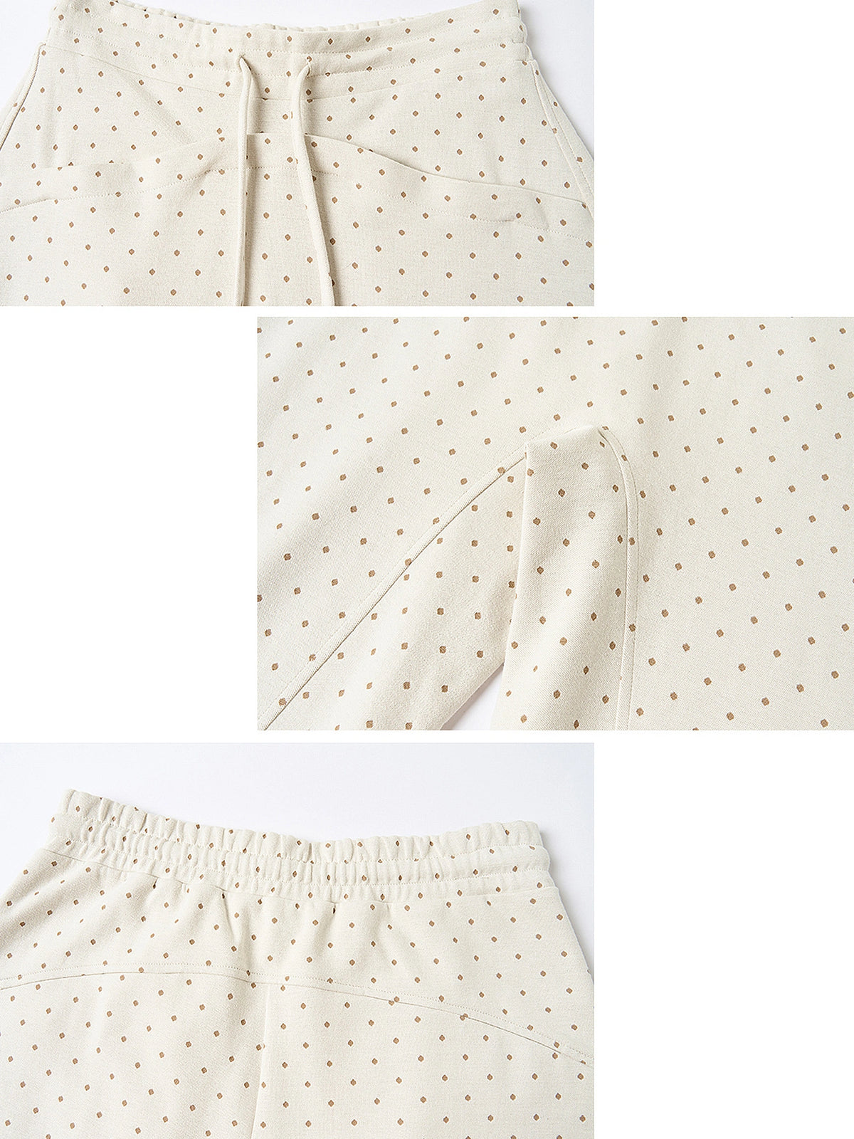 Outtheblue Pocket Front Polka Dot Baggy Sweatpants | Canton Collective