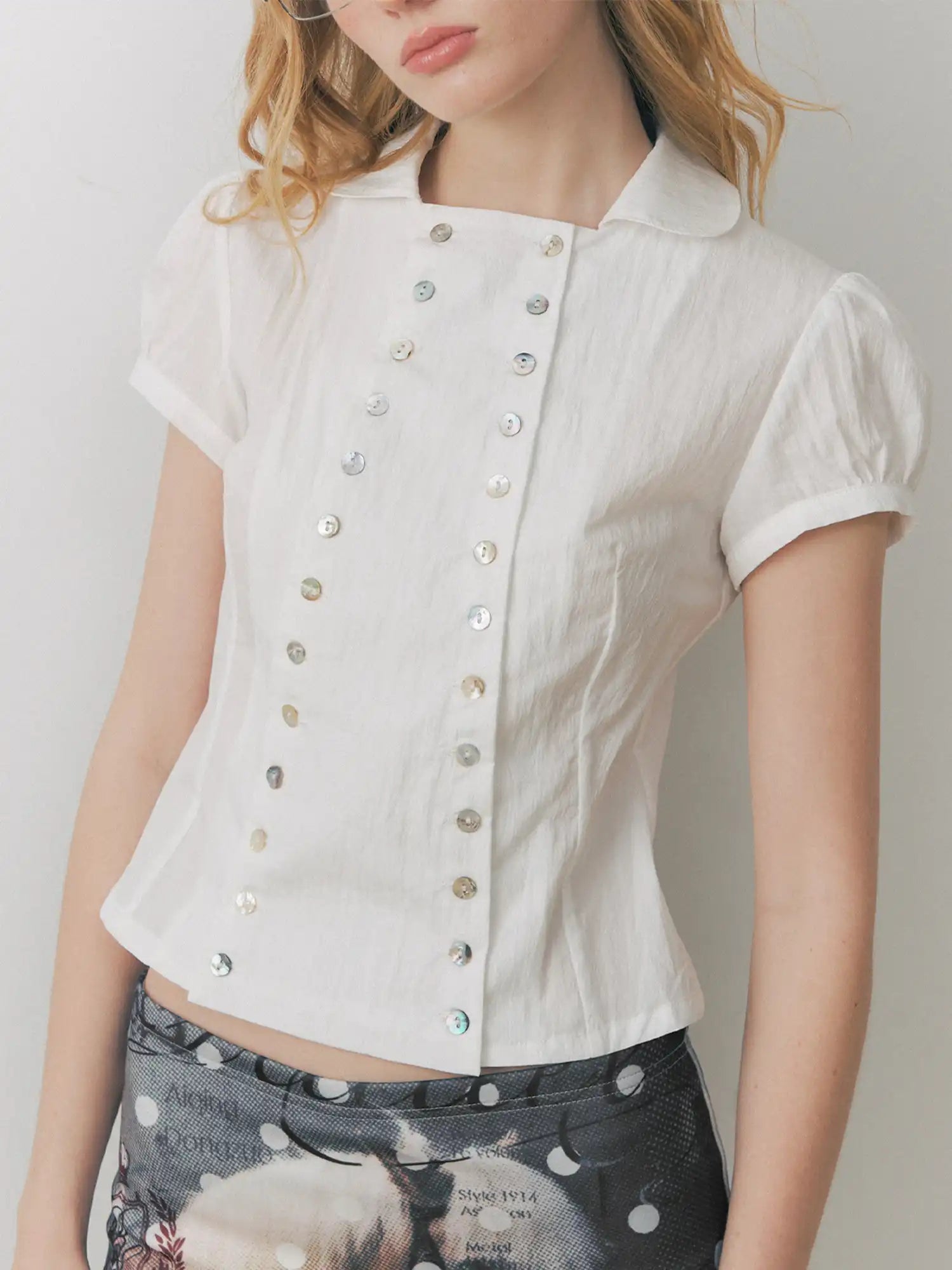 Deleteex Poet Ruffle Puff Sleeve Shirt | Canton Collective