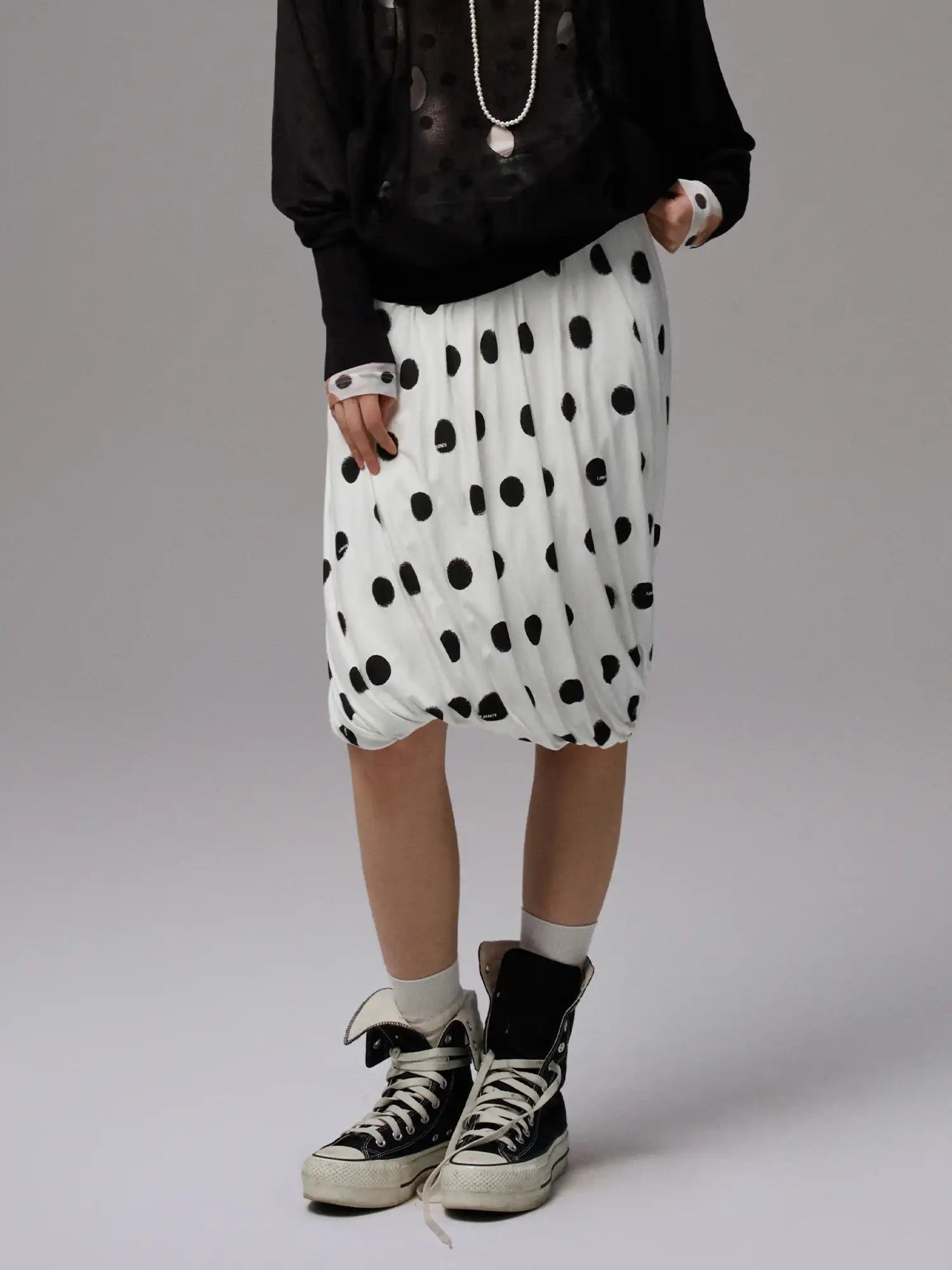 1Jinn Studio Polka Dot Bubble Skirt | Canton Collective