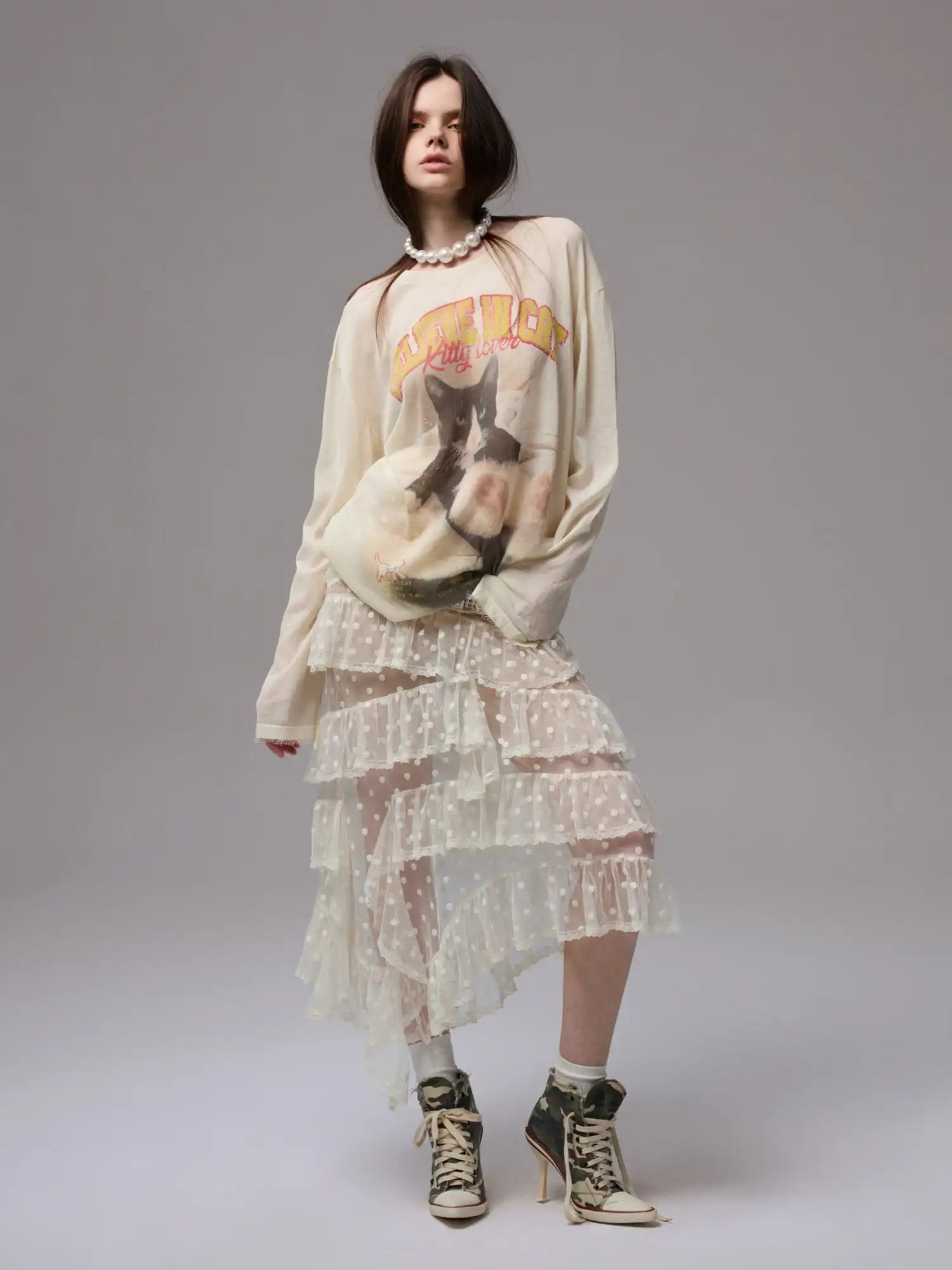 1Jinn Studio Polka Dot Cake Skirt | Canton Collective