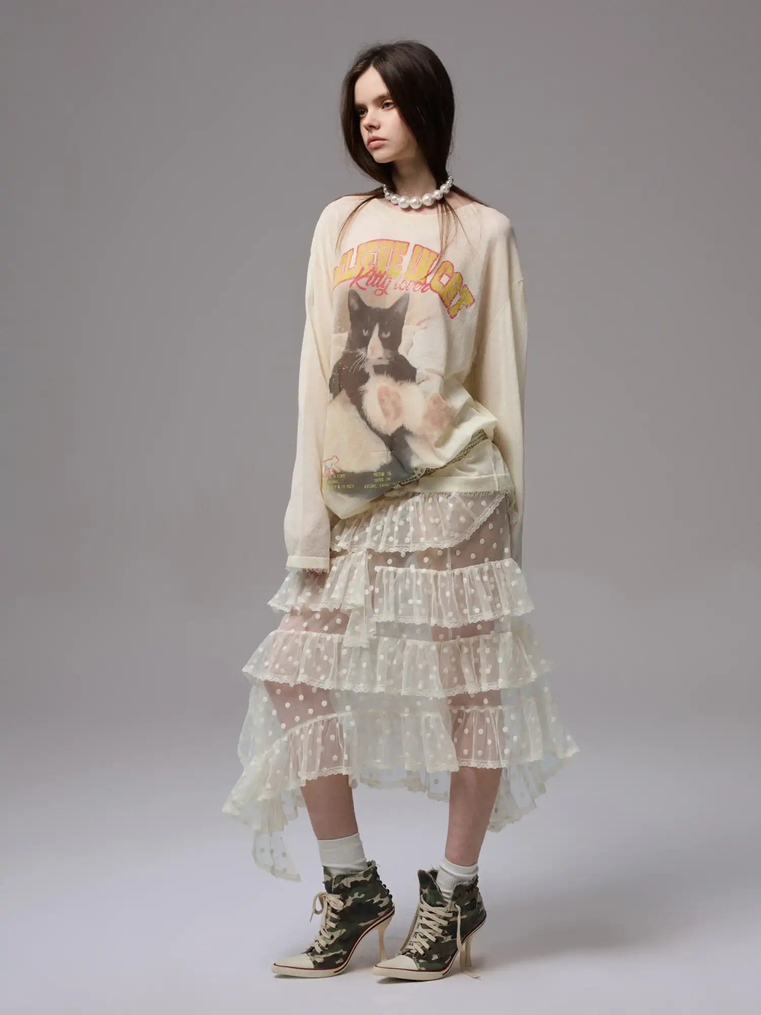 1Jinn Studio Polka Dot Cake Skirt | Canton Collective