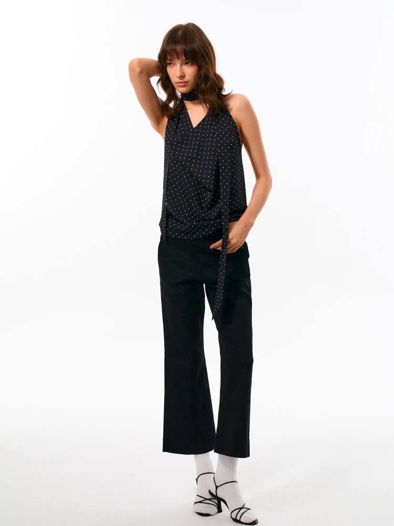 FirstFloor Polka Dot Halter Top | Canton Collective
