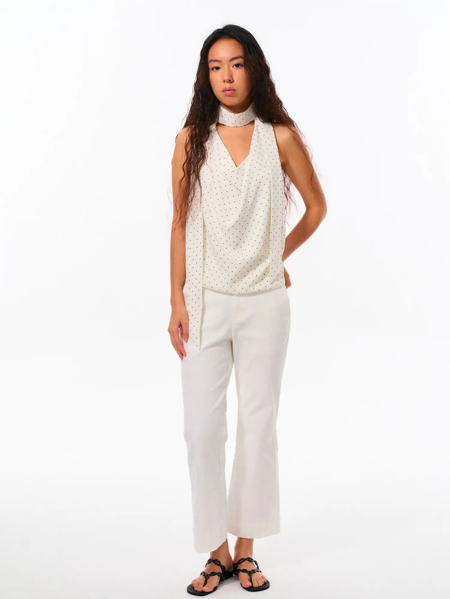 FirstFloor Polka Dot Halter Top | Canton Collective