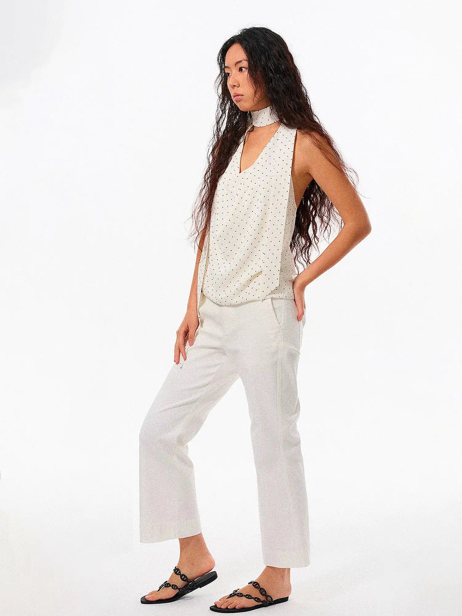 FirstFloor Polka Dot Halter Top | Canton Collective