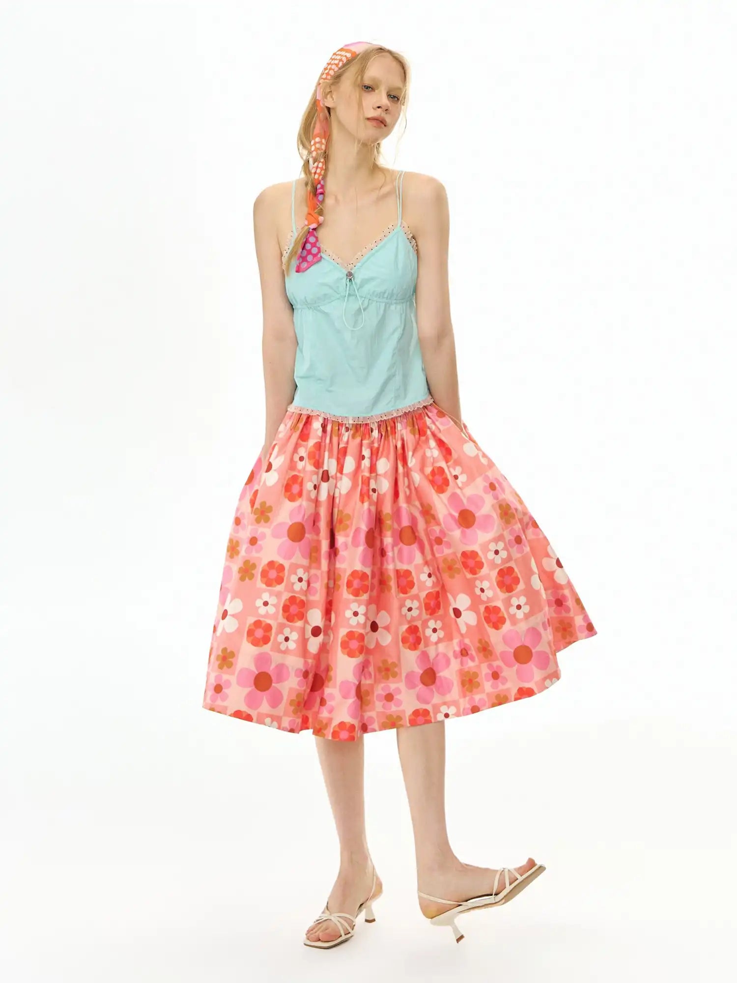 Deleteex Polka Dot Lace Adjustable Camisole | Canton Collective