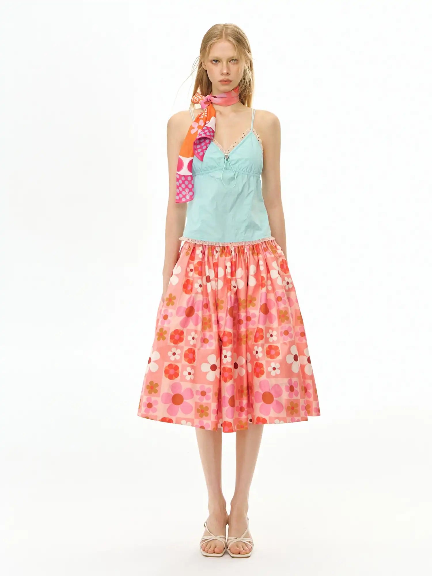 Deleteex Polka Dot Lace Adjustable Camisole | Canton Collective