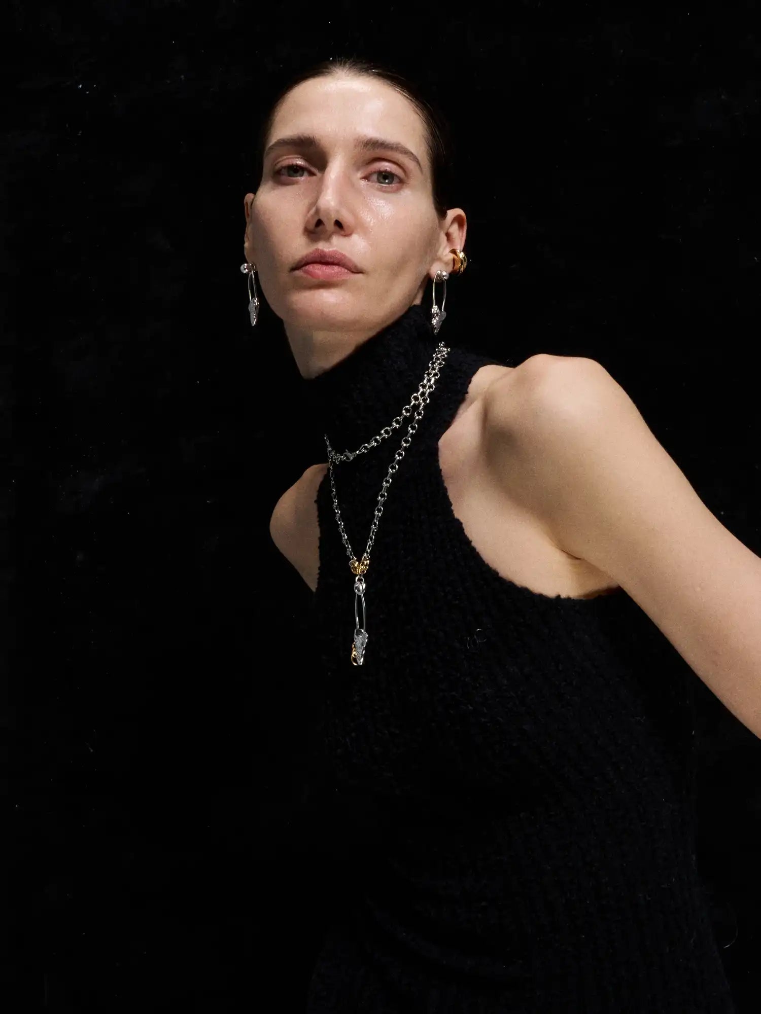 1Jinn M2M Punk-Style Paperclip Fishbone Necklace | Canton Collective