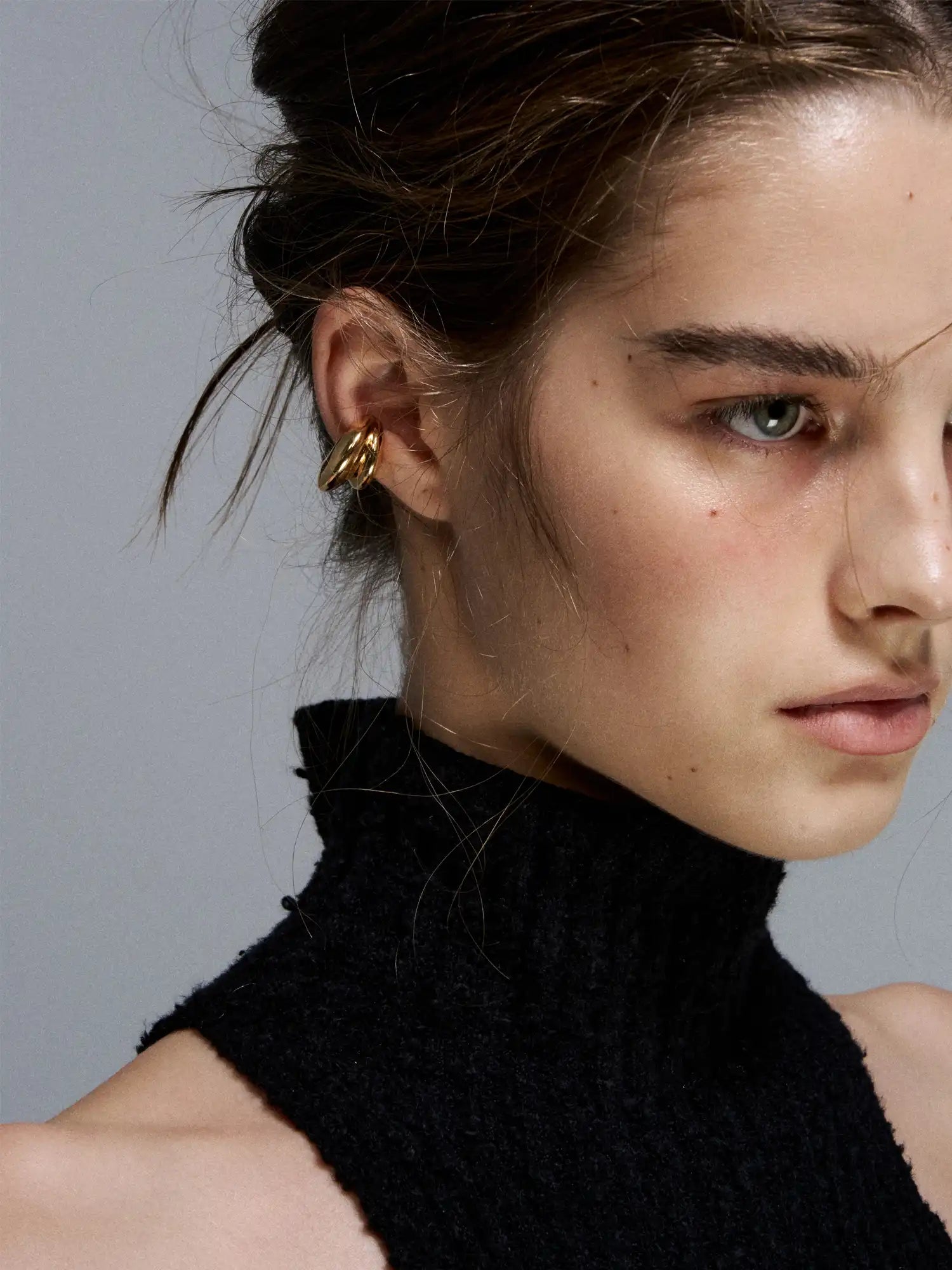 1Jinn M2M Reconstructed Hoop Earrings | Canton Collective