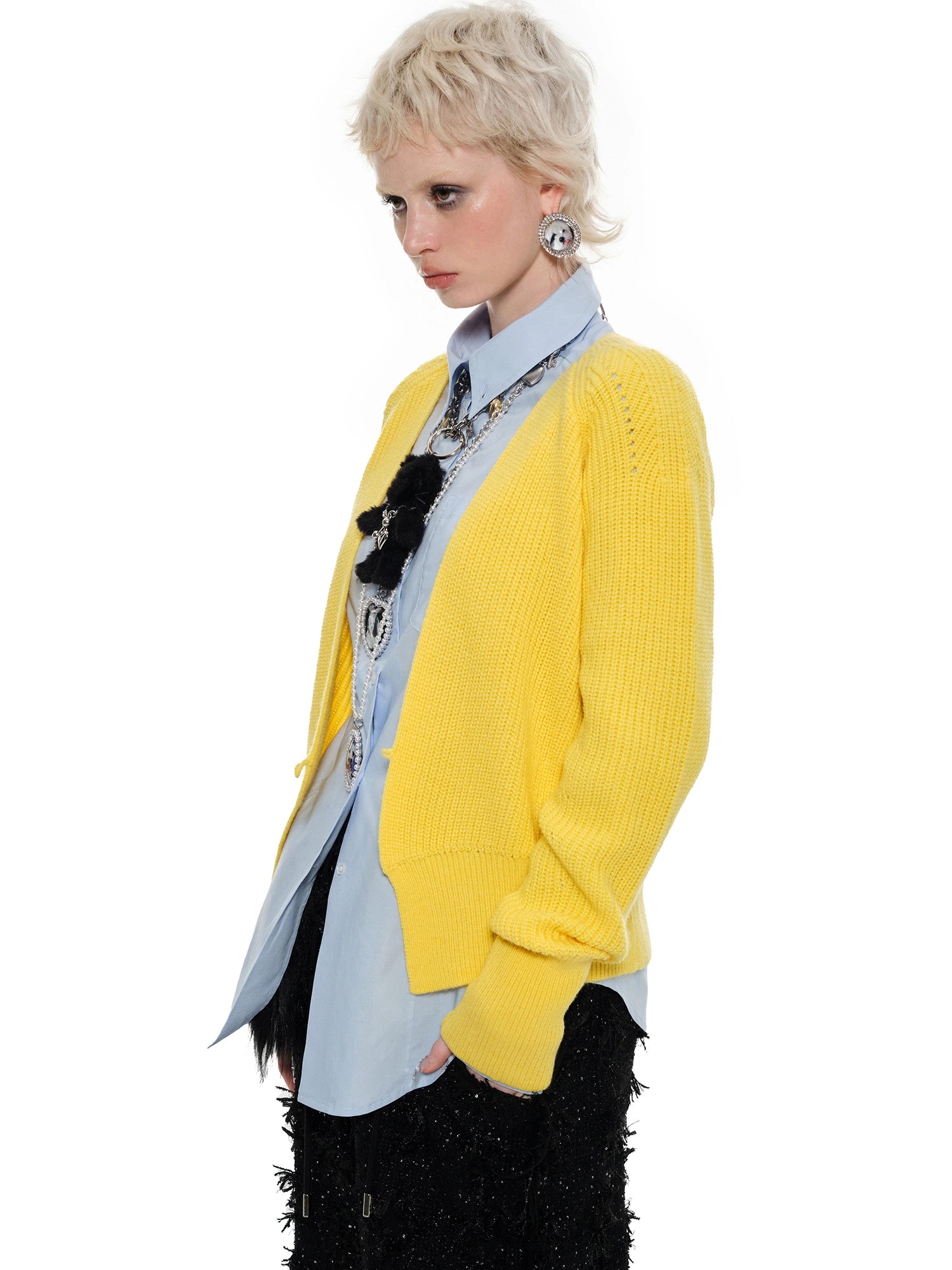 1Jinn Studio Relaxed V-Neck Waist-Tie Cardigan | Canton Collective