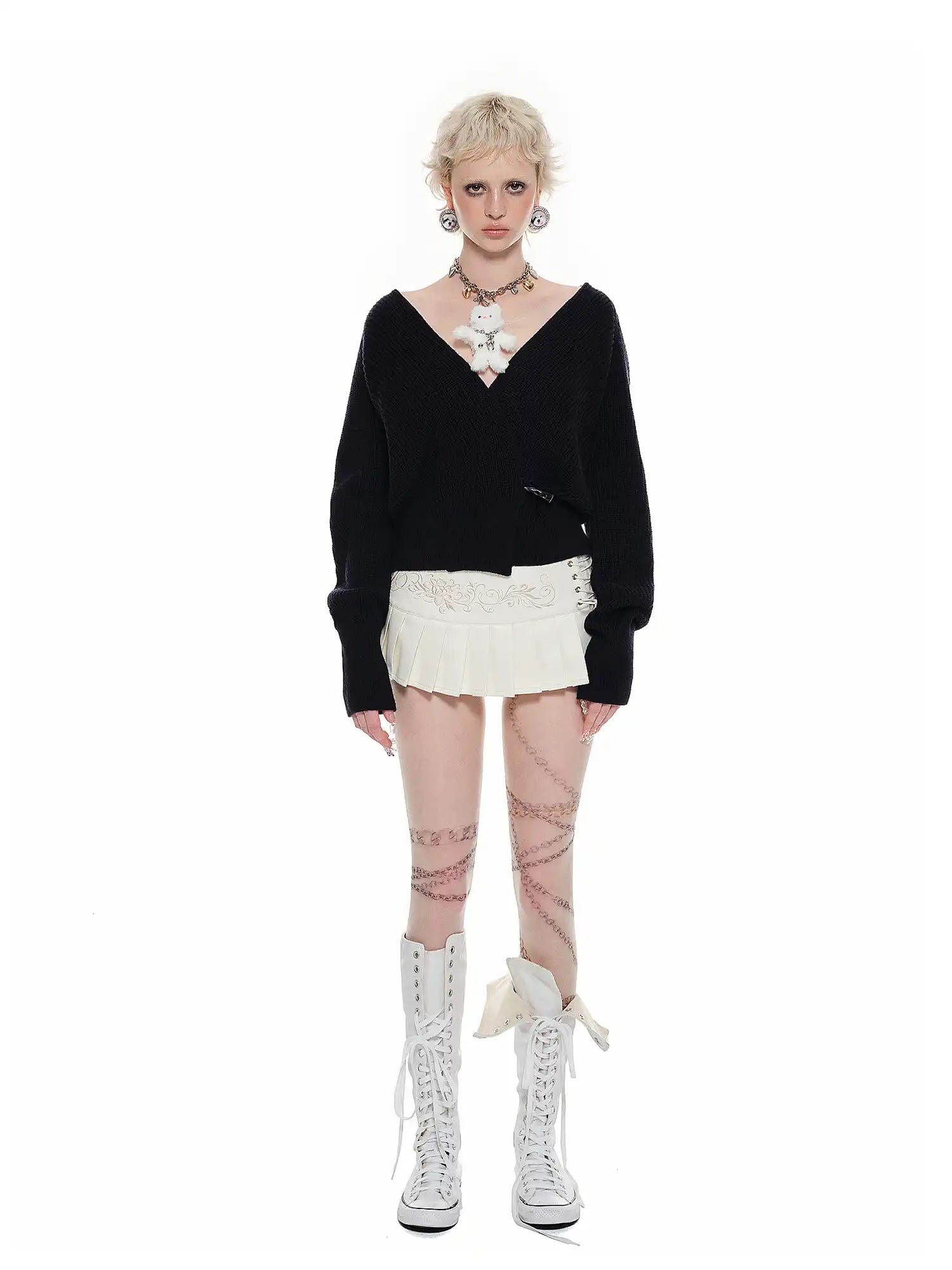 1Jinn Studio Relaxed V-Neck Waist-Tie Cardigan | Canton Collective