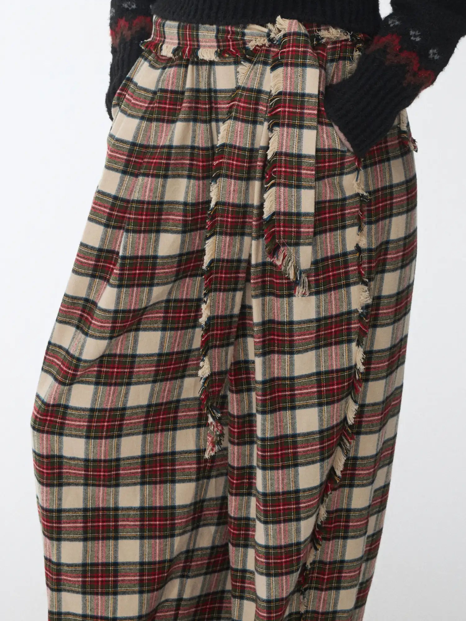 1Jinn Studio Retro Red Plaid Pants | Canton Collective