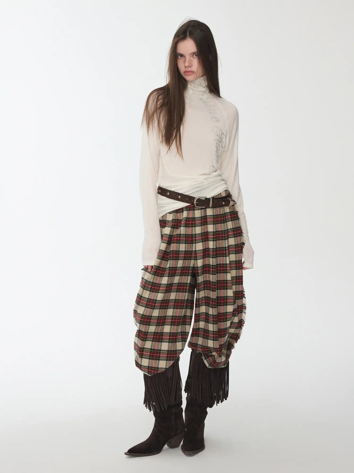 1Jinn Studio Retro Red Plaid Pants | Canton Collective