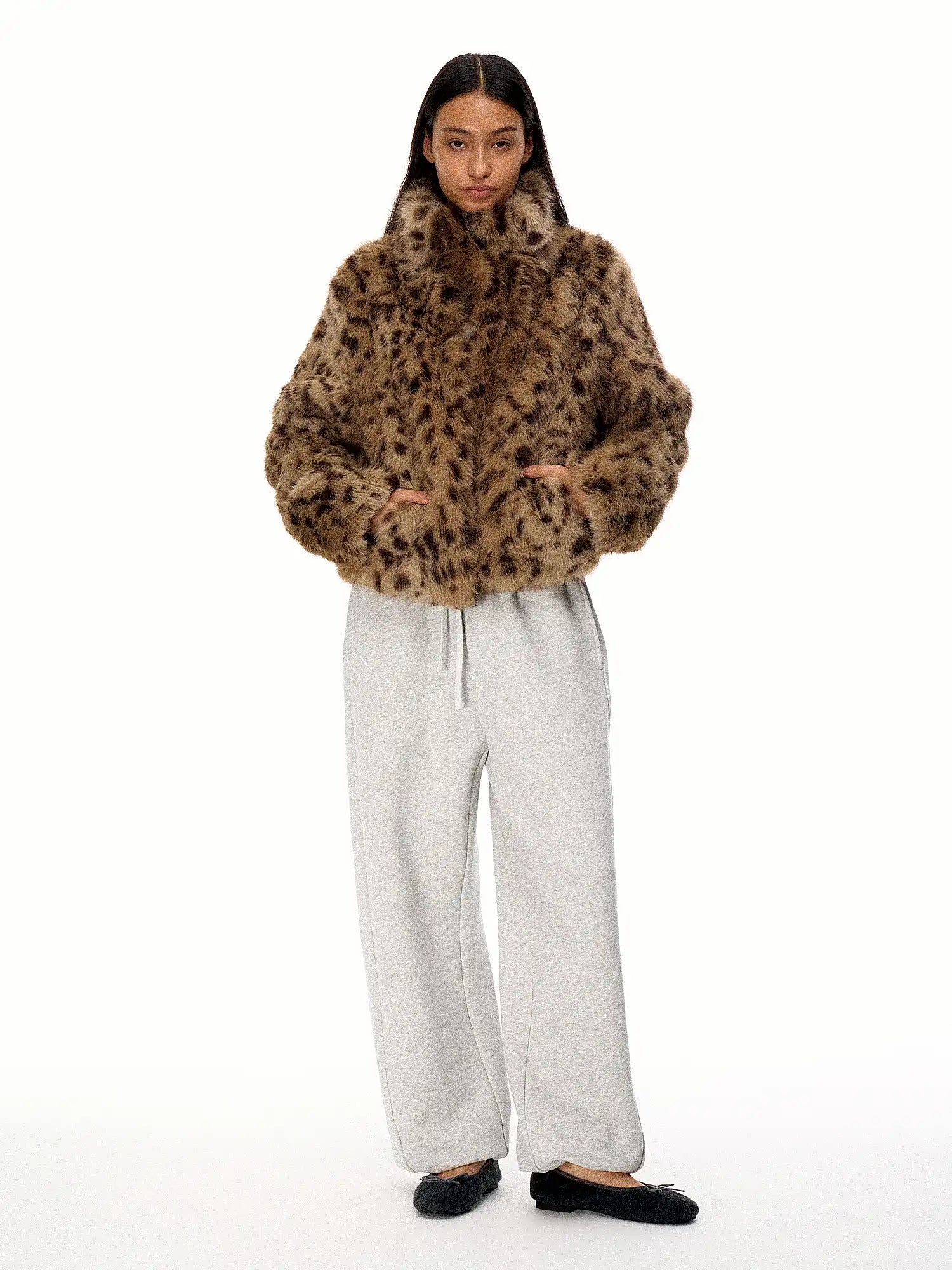 FirstFloor Reversible Leopard Print Fur Coat | Canton Collective
