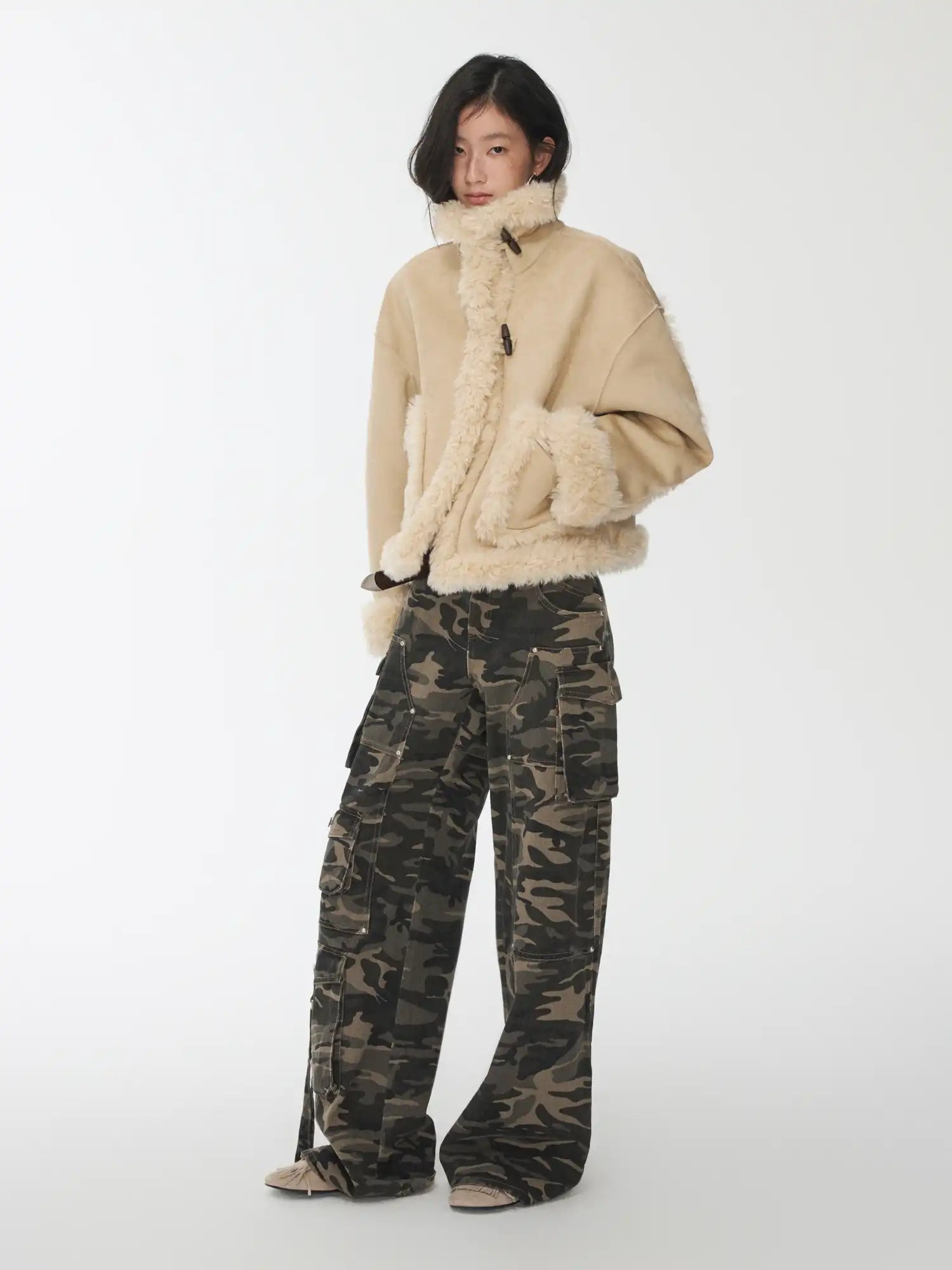 1Jinn Studio Reversible Shearling Suede Jacket | Canton Collective