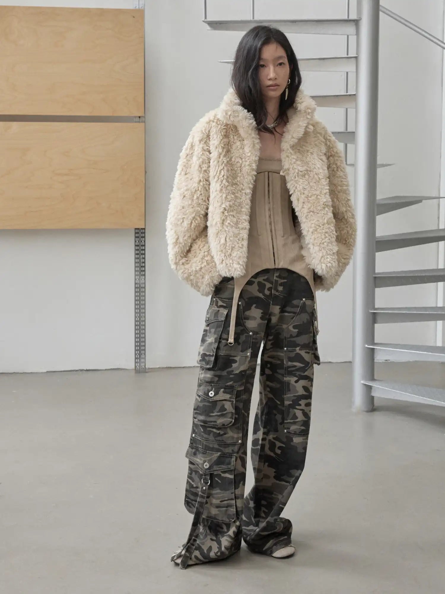 1Jinn Studio Reversible Shearling Suede Jacket | Canton Collective