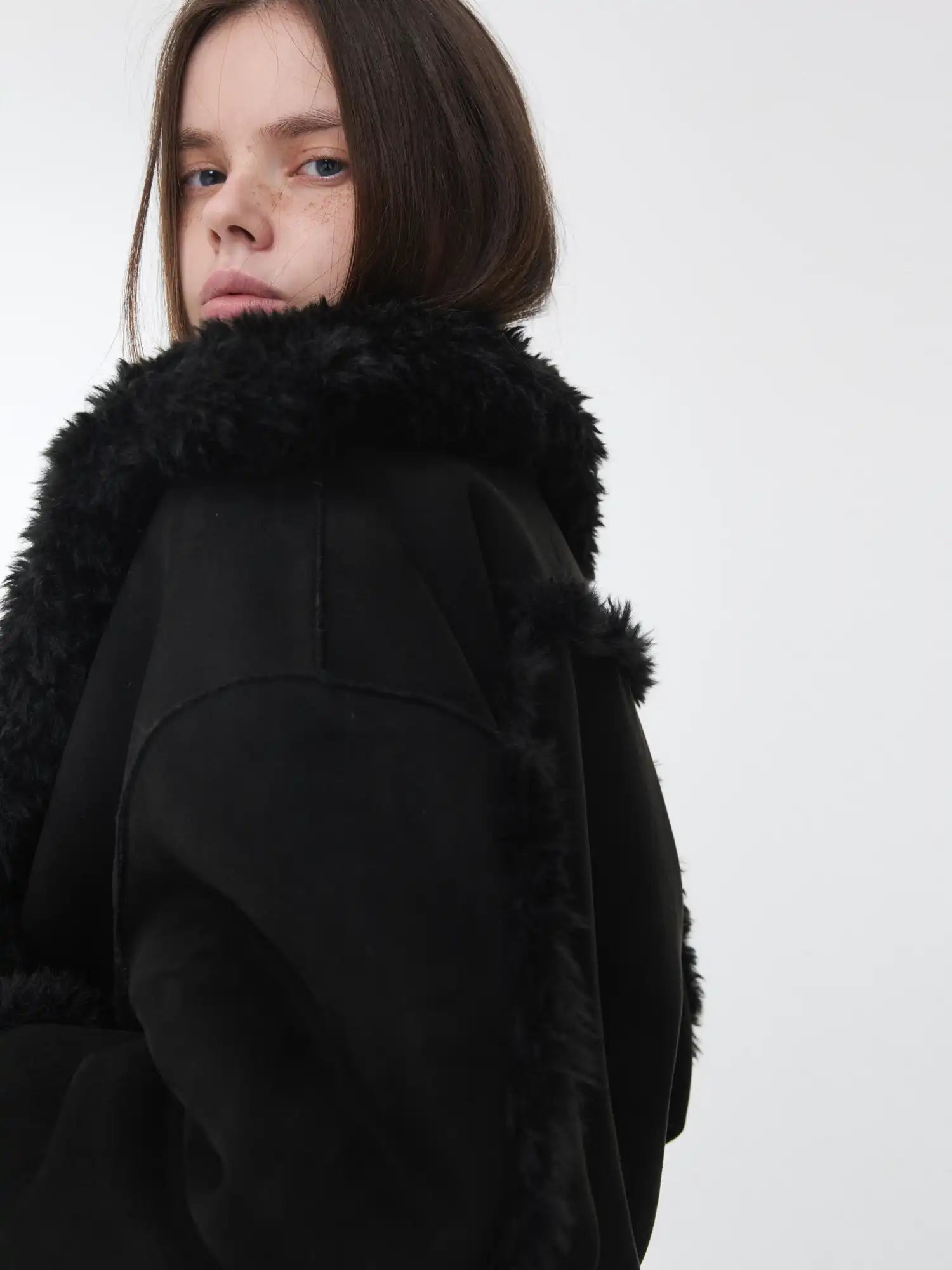 1Jinn Studio Reversible Shearling Suede Jacket | Canton Collective