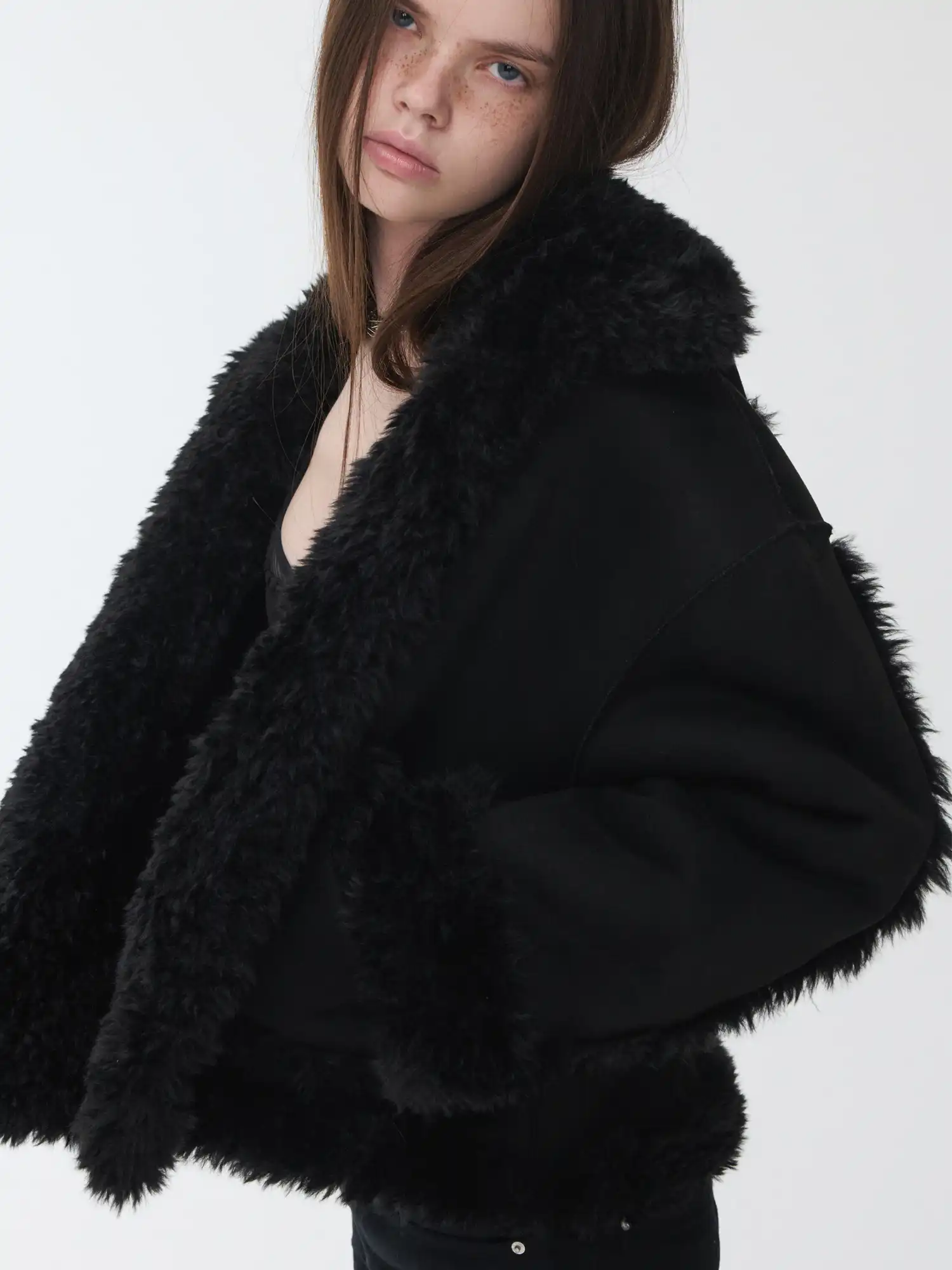 1Jinn Studio Reversible Shearling Suede Jacket | Canton Collective