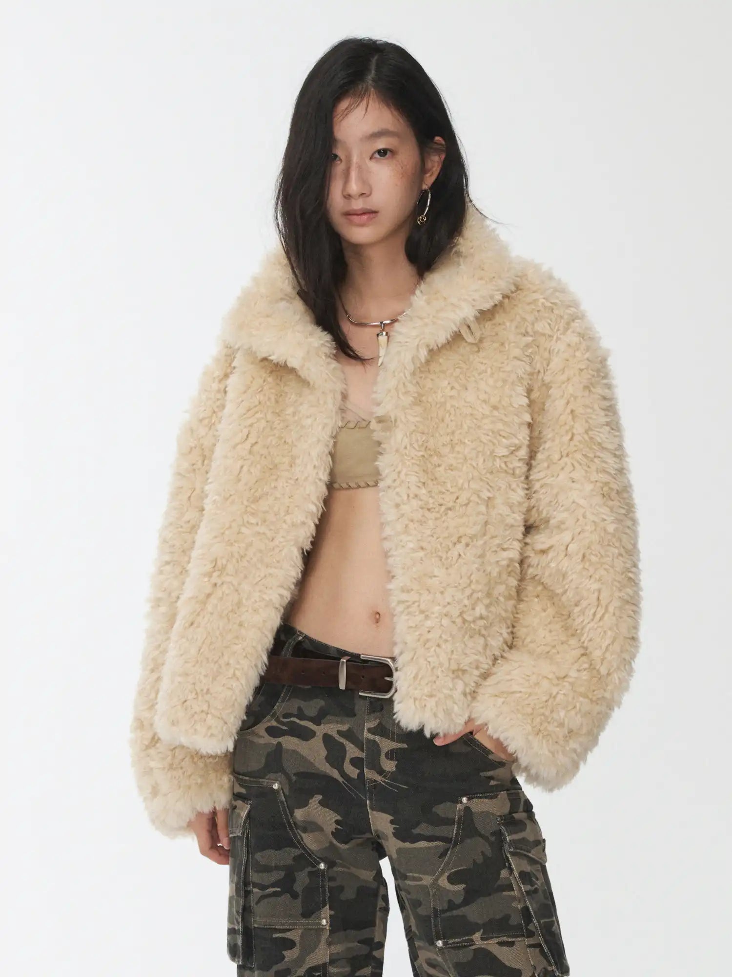 1Jinn Studio Reversible Shearling Suede Jacket | Canton Collective