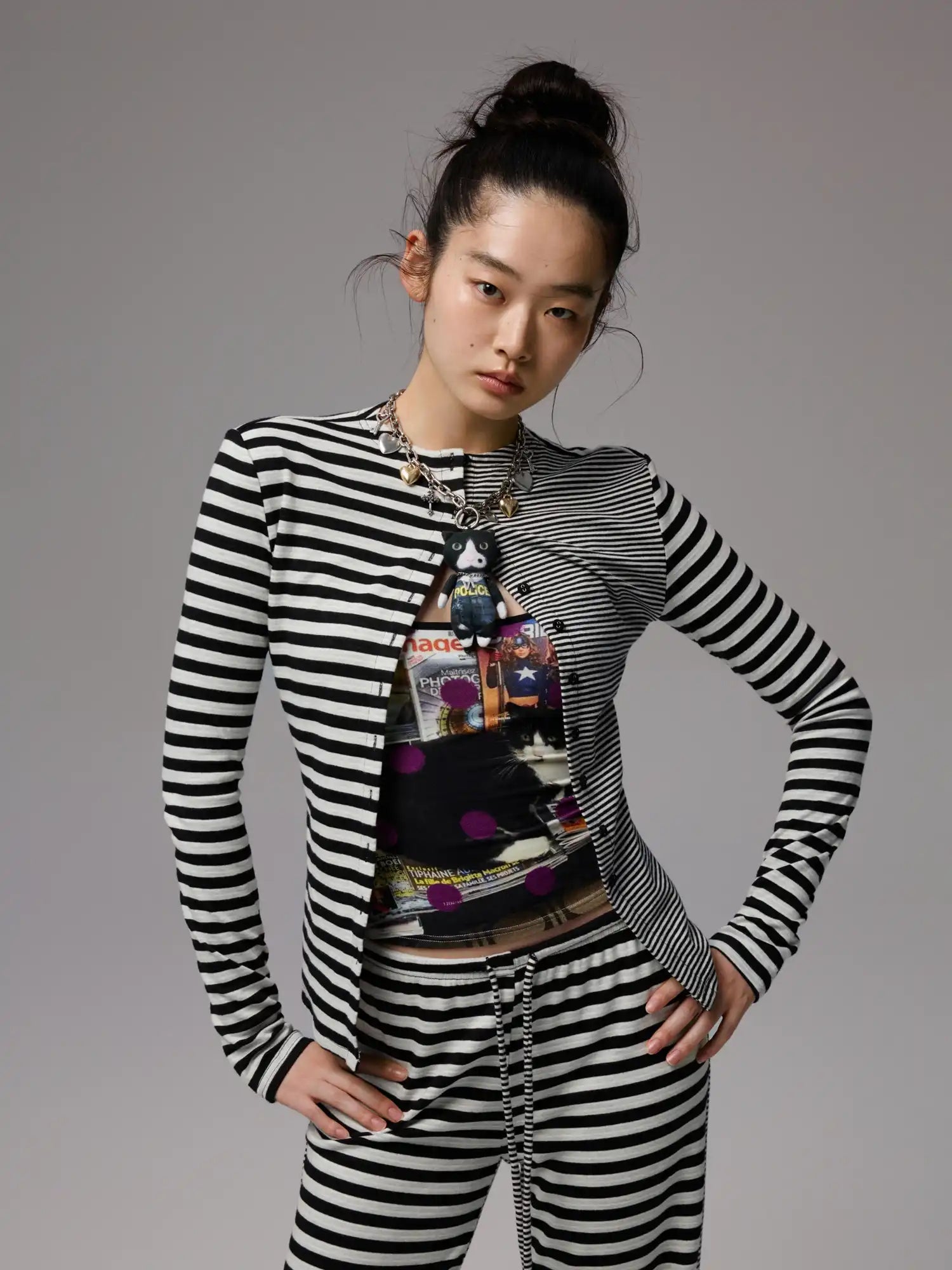 1Jinn Studio Reversible Stripe Cardigan | Canton Collective